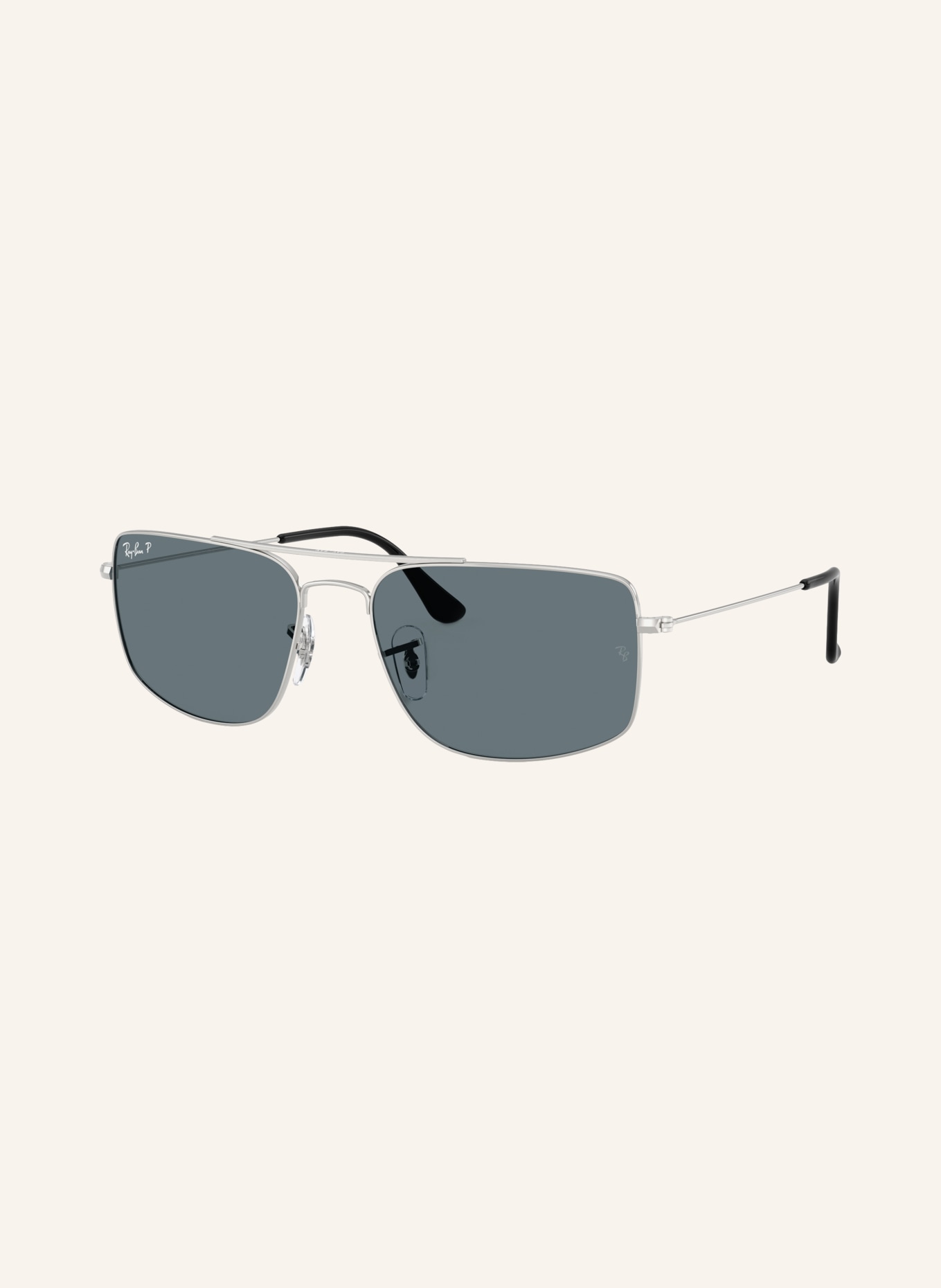 Ray-Ban Zonnebril RB3779: ZILVER/ DONKERBLAUW GEPOLARISEERD