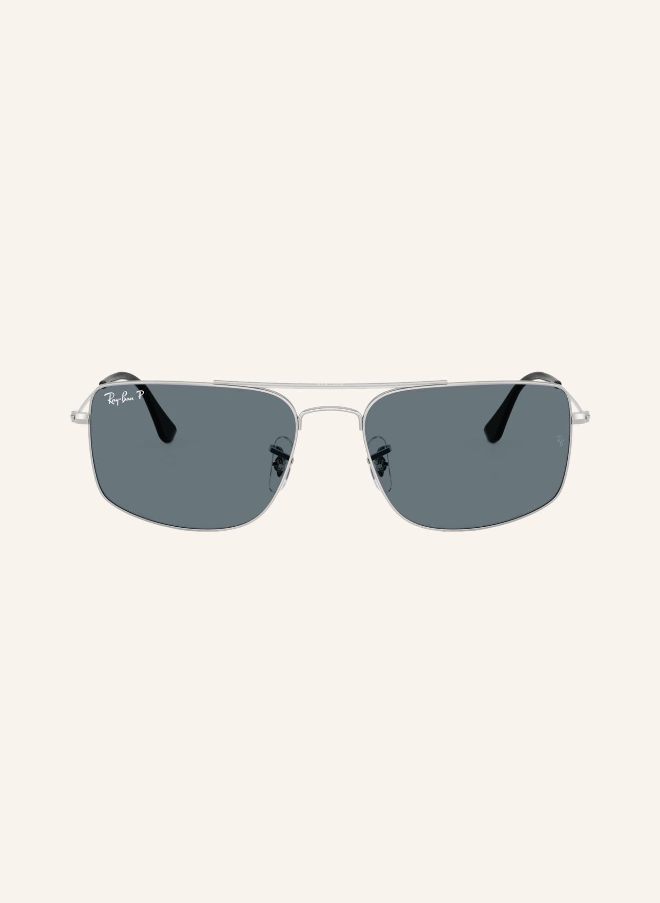 Ray-Ban Zonnebril RB3779: ZILVER/ DONKERBLAUW GEPOLARISEERD