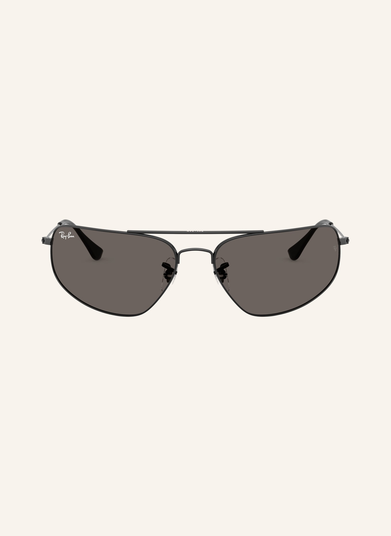 Ray-Ban RB3780 Sunglasses: BLACK/DARK GRAY