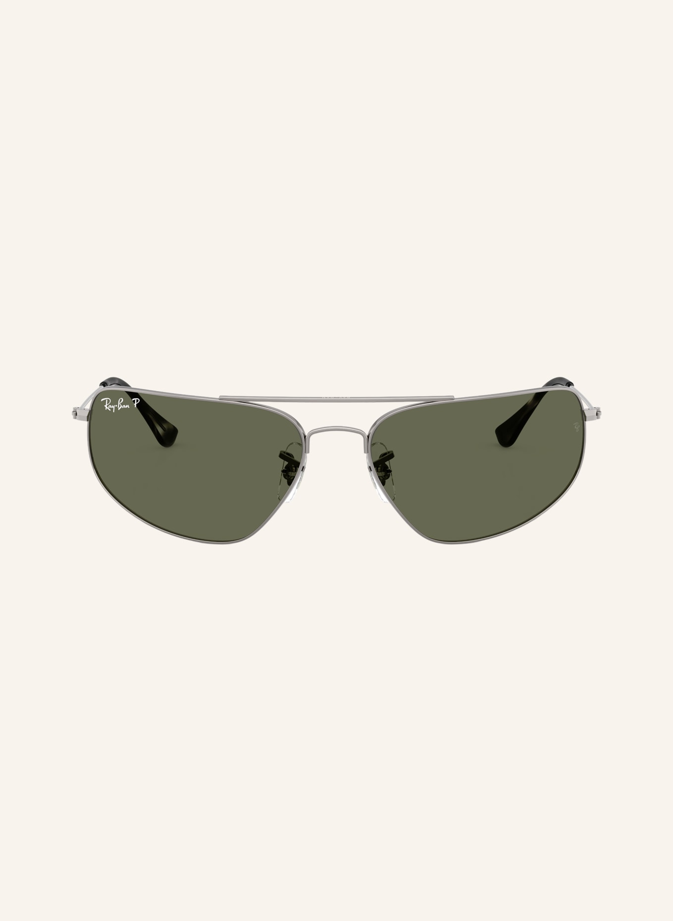 Ray-Ban RB3780 Sunglasses: DARK GREY/GREEN POLARIZED