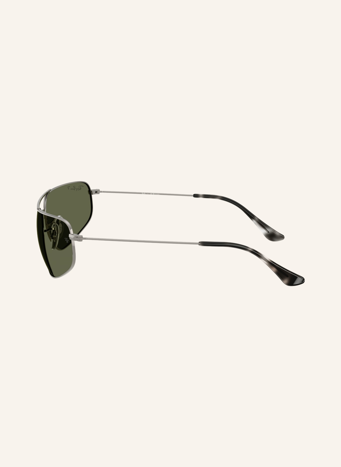 Ray-Ban RB3780 Sunglasses: DARK GREY/GREEN POLARIZED
