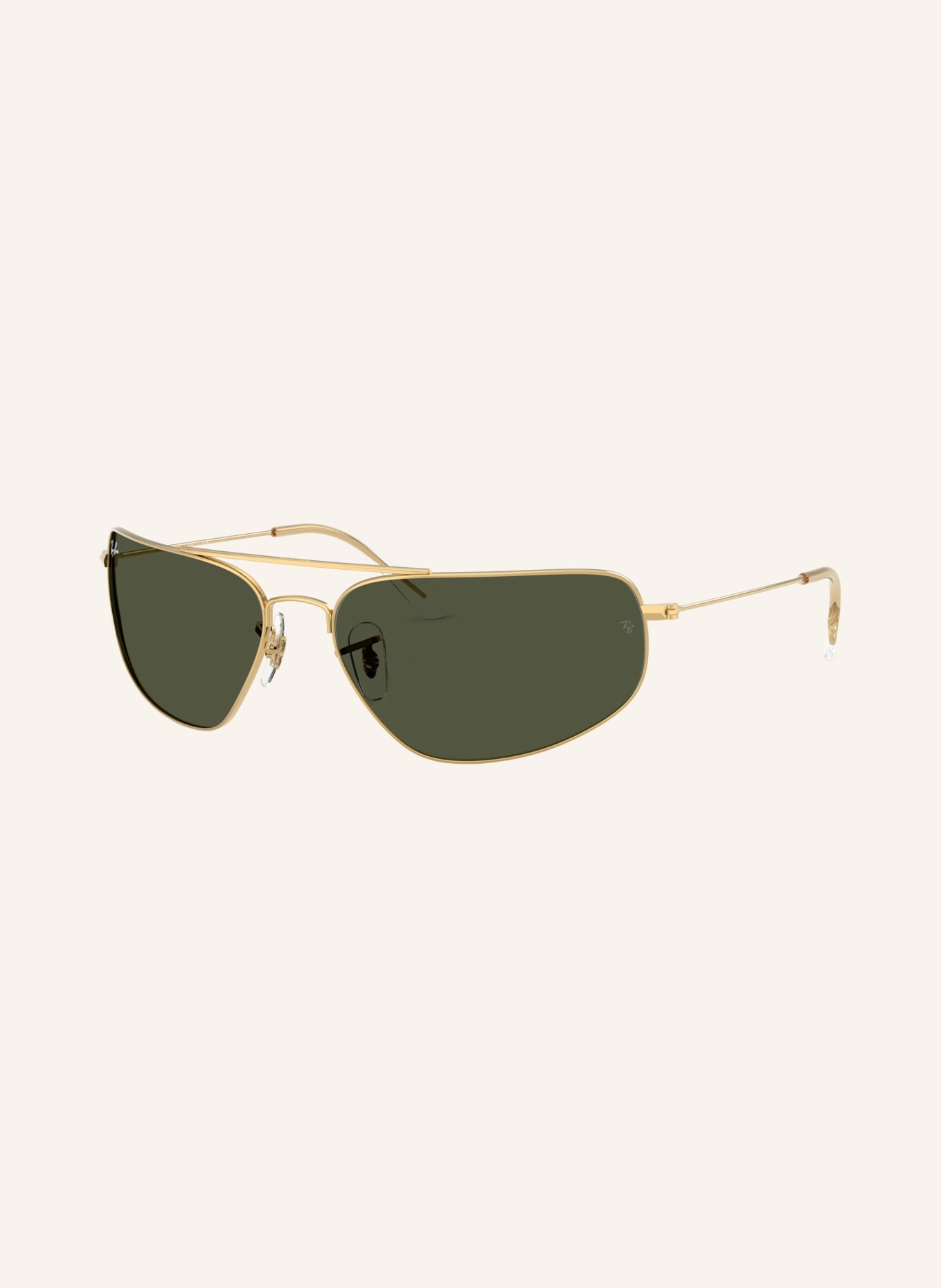 Ray-Ban Lunettes de soleil RB3780: OR / VERT FONCÉ