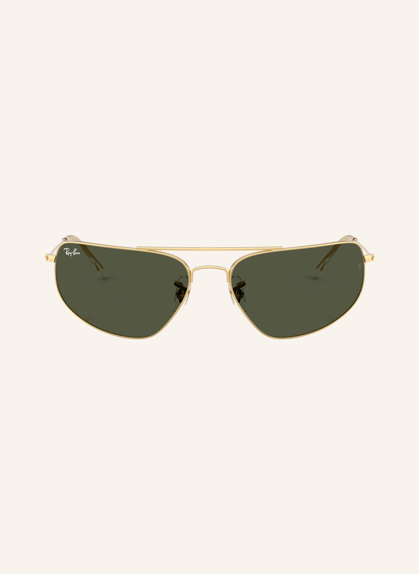 Ray-Ban Lunettes de soleil RB3780: OR / VERT FONCÉ
