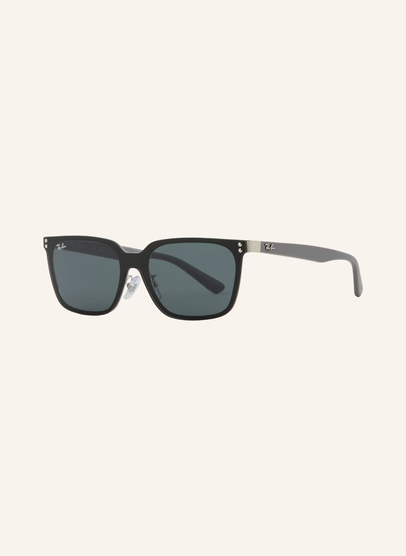 Ray-Ban Sonnenbrille RB3784D: SCHWARZ/ GRAU