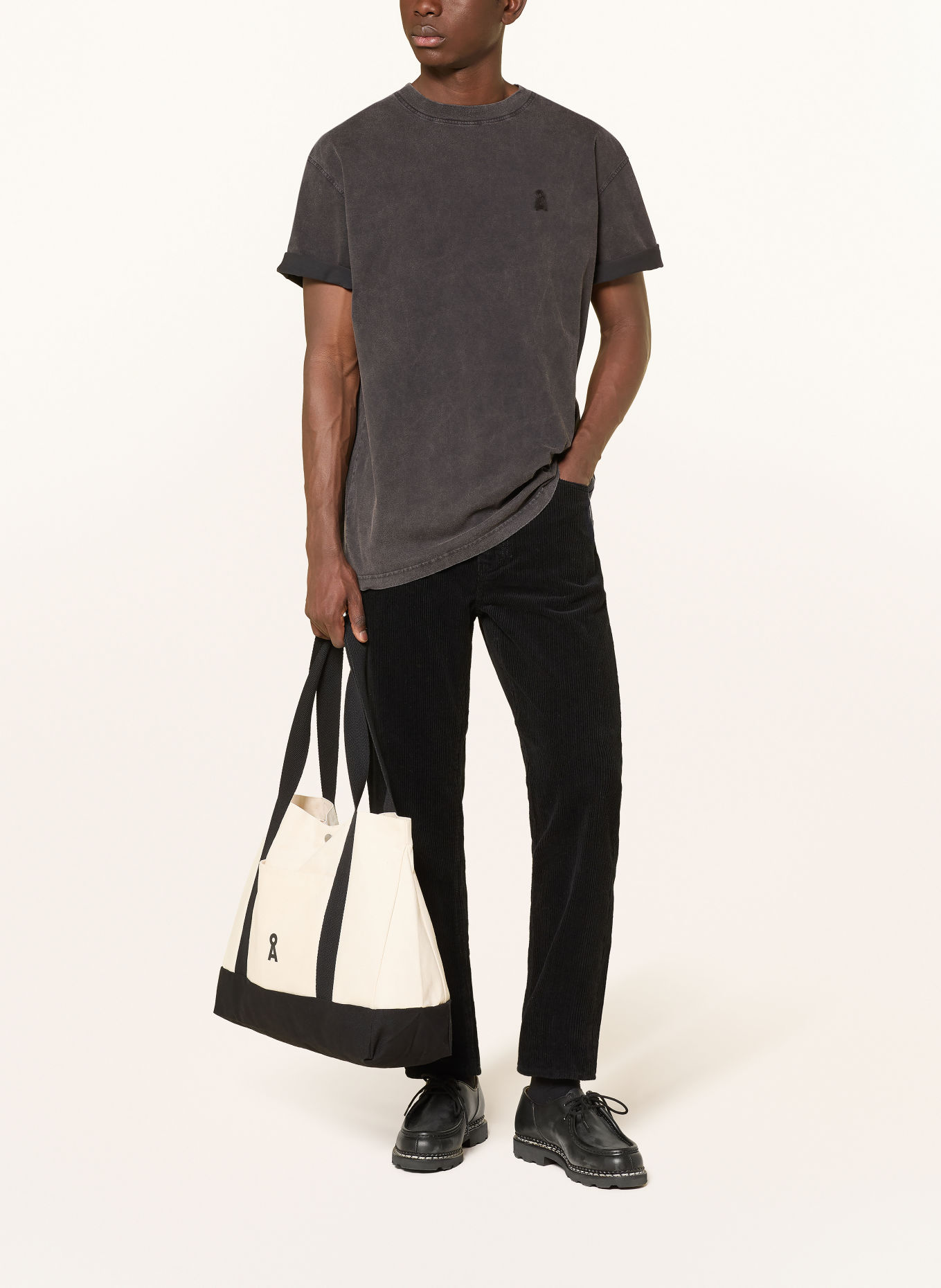 ARMEDANGELS MAARKOS T-shirt: DARK GRAY