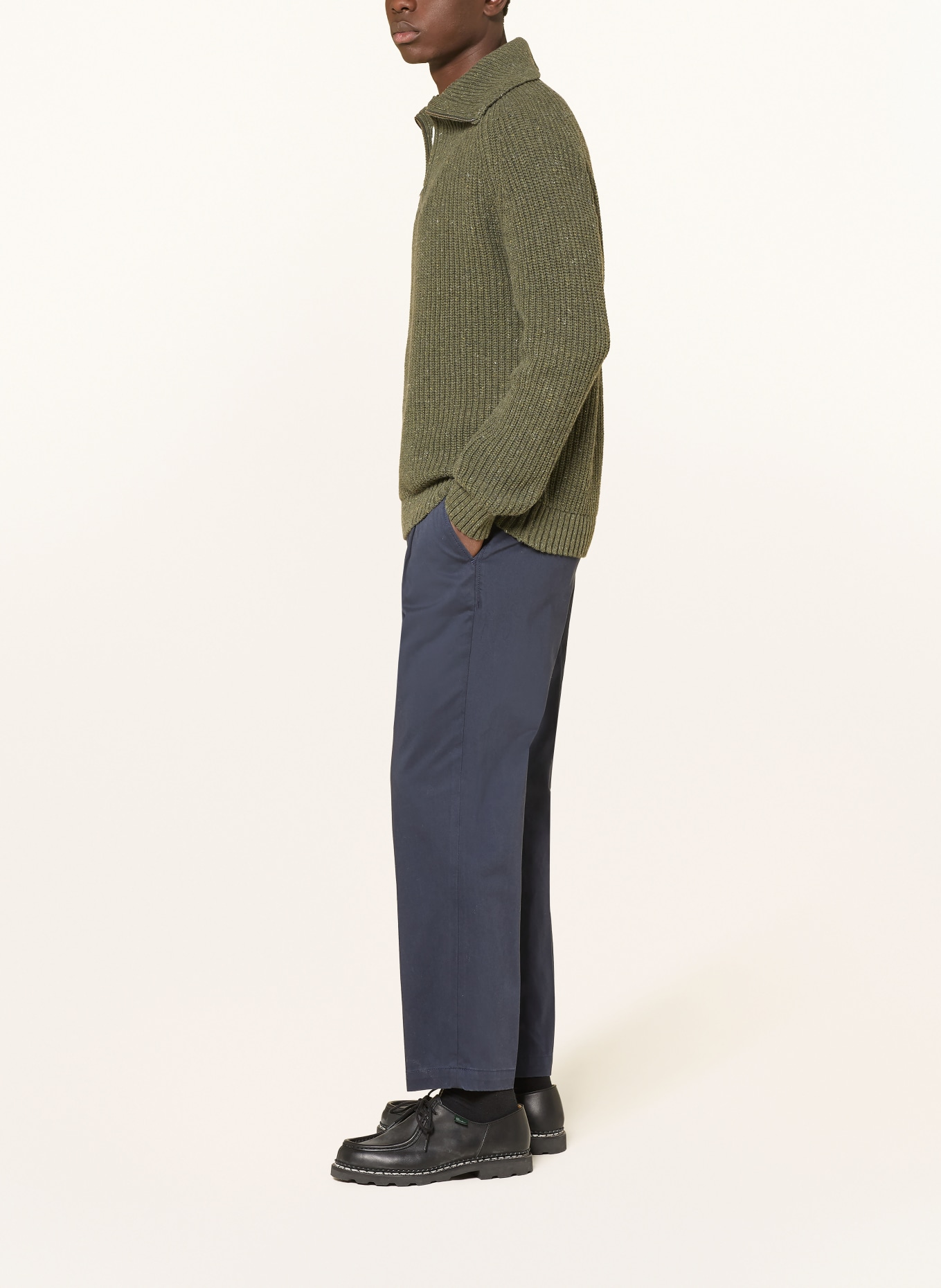 ARMEDANGELS Chino TAAMIR Slim Fit: DONKERBLAUW