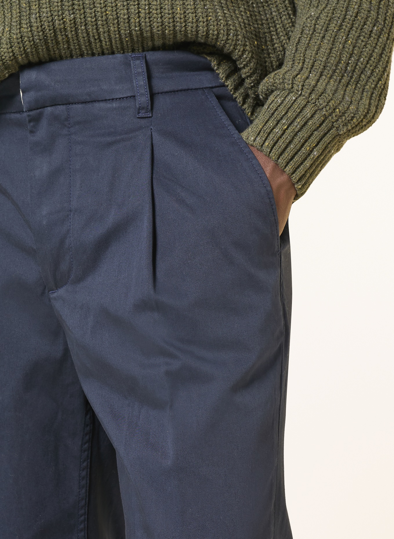 ARMEDANGELS Chino TAAMIR Slim Fit: DONKERBLAUW