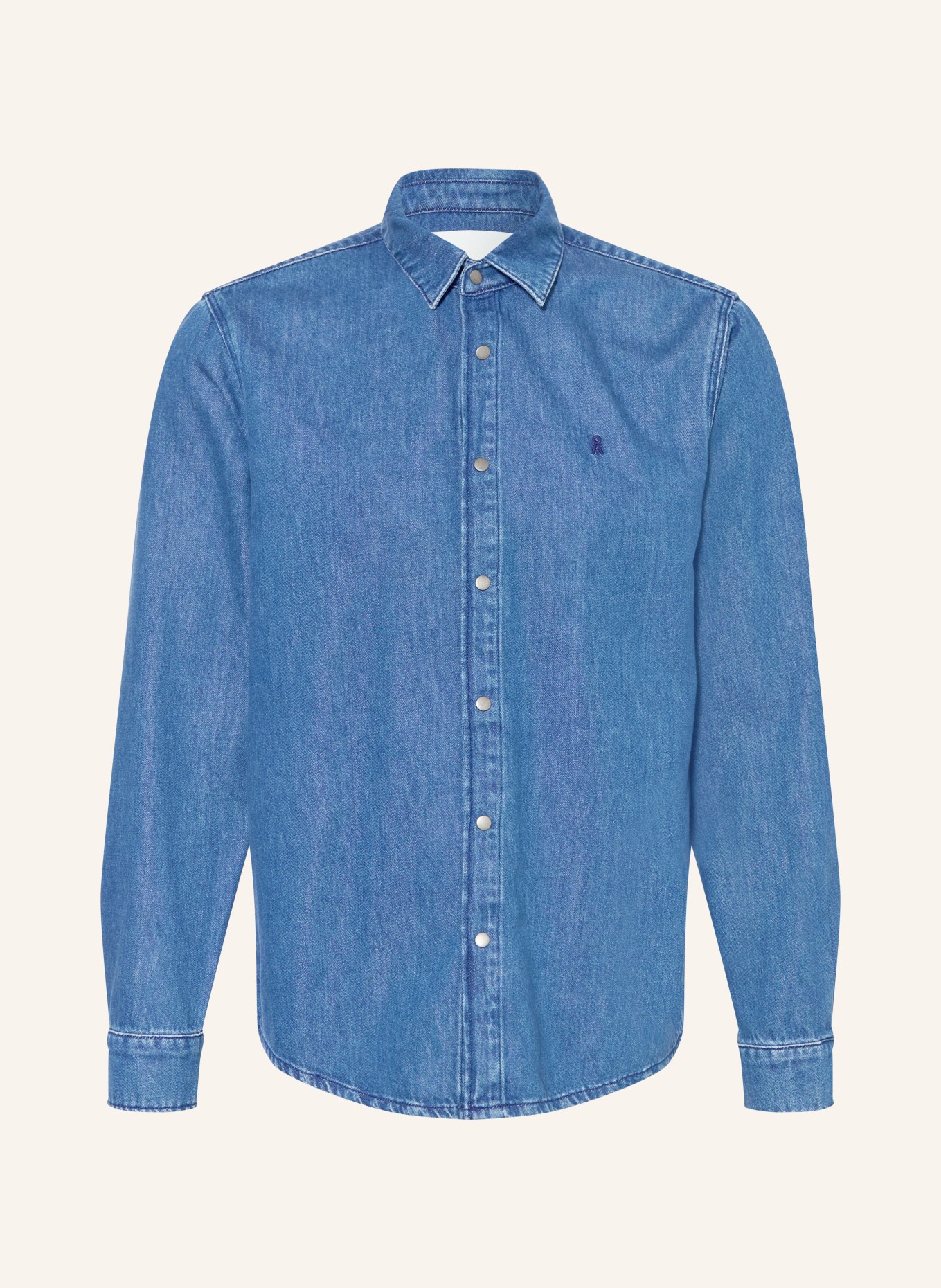 ARMEDANGELS Koszula dżinsowa o kroju slim fit: NIEBIESKI