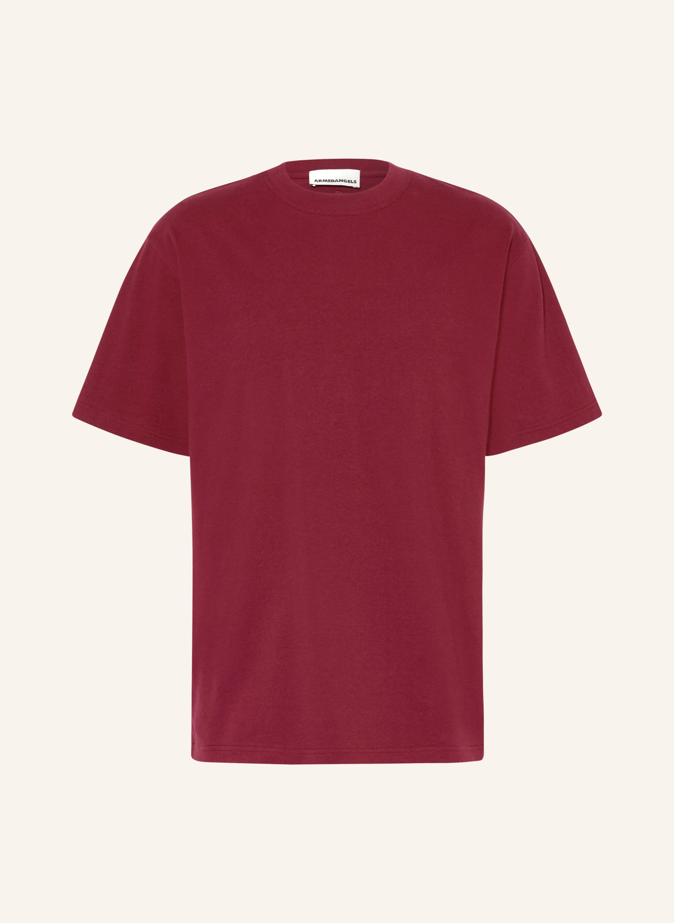 ARMEDANGELS MAARKOS T-shirt: DARK RED