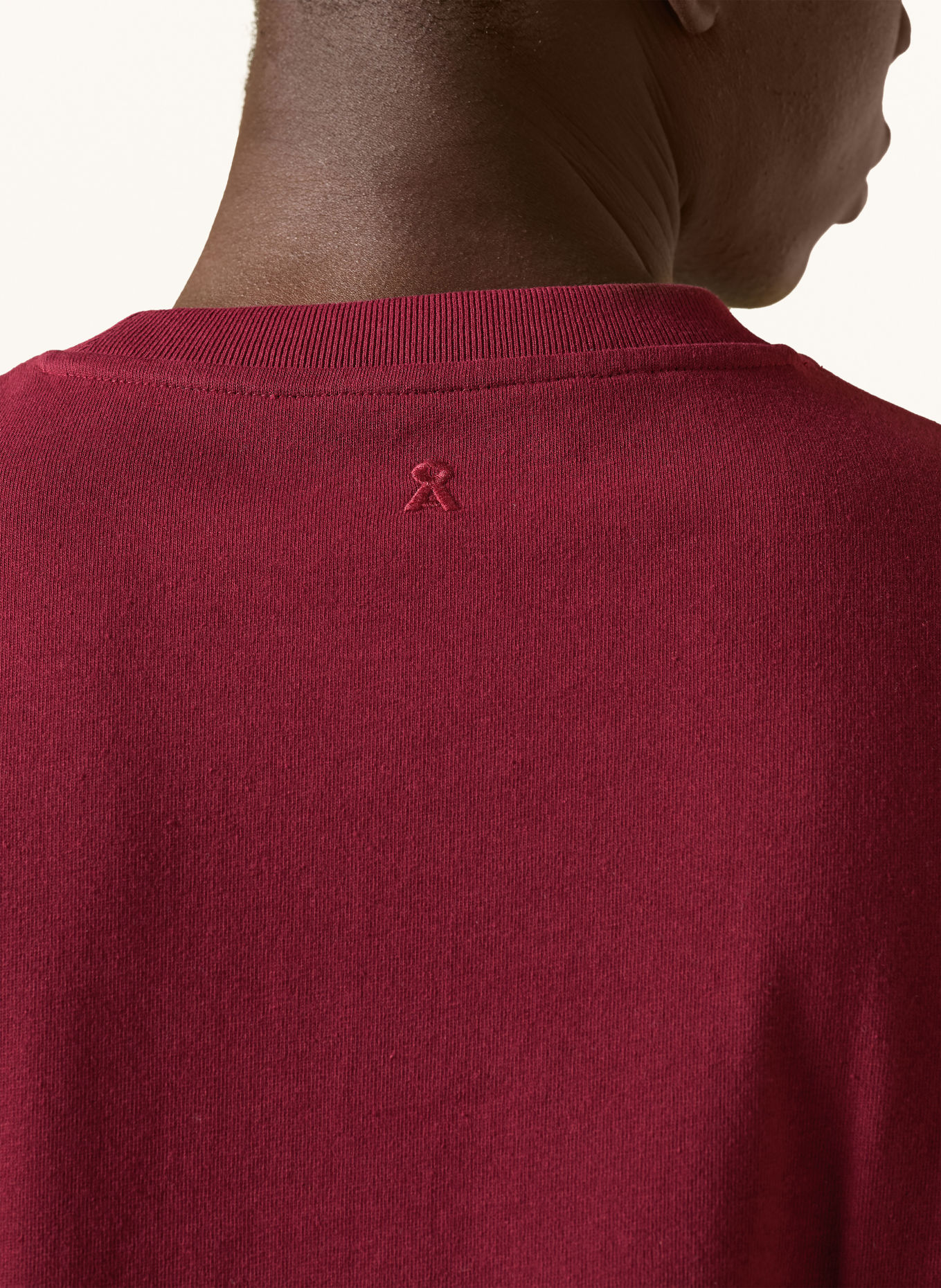 ARMEDANGELS MAARKOS T-shirt: DARK RED
