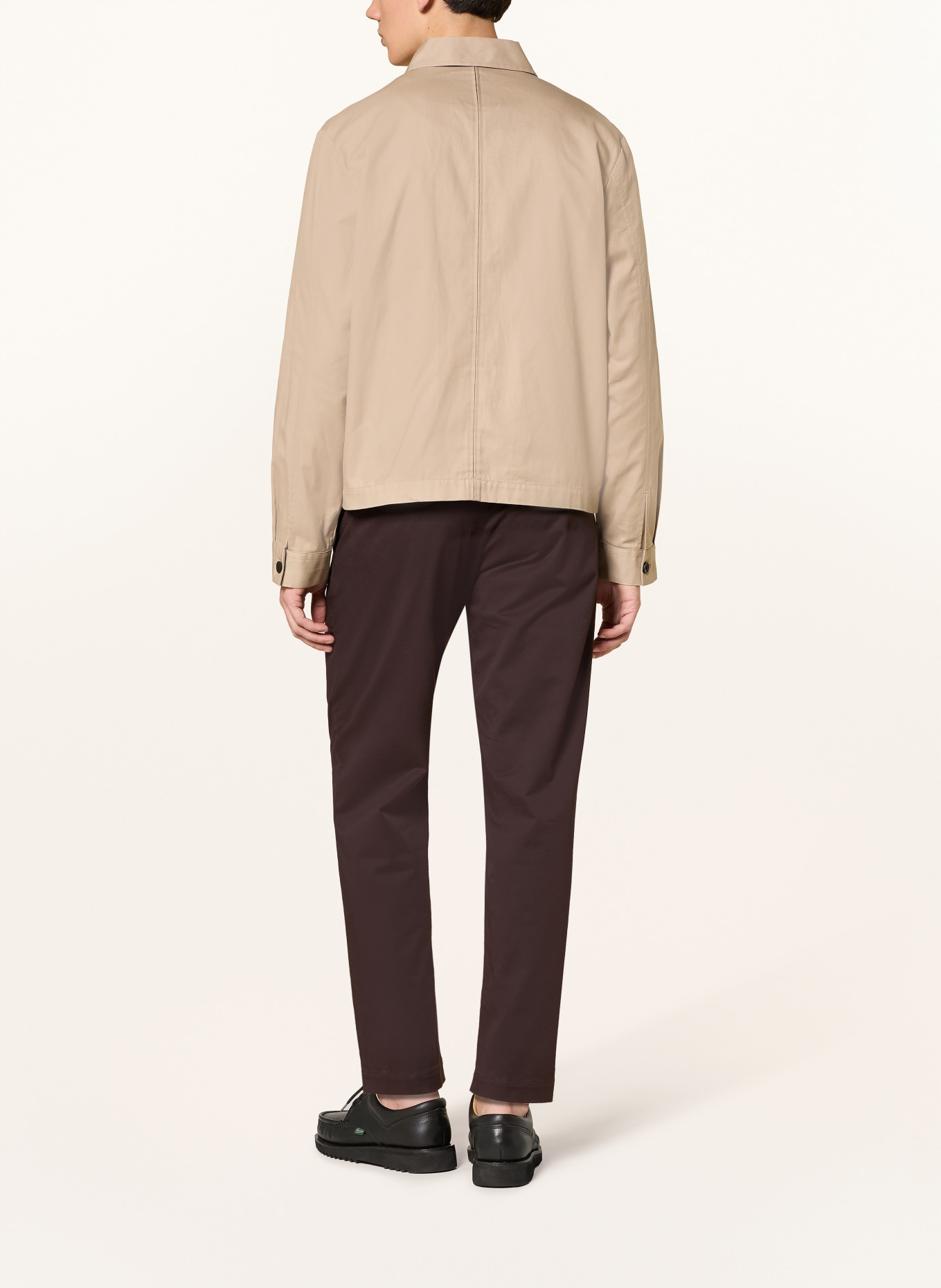 COS Spodnie chino o regularnym kroju: CIEMNOBRĄZOWY