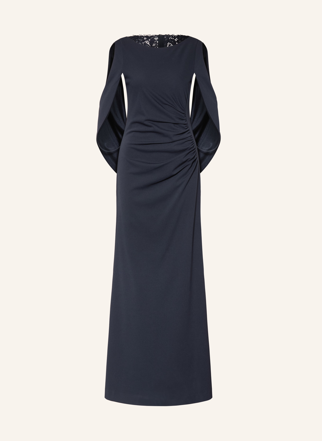 Vera Mont Robe de soirée en dentelle: BLEU FONCÉ