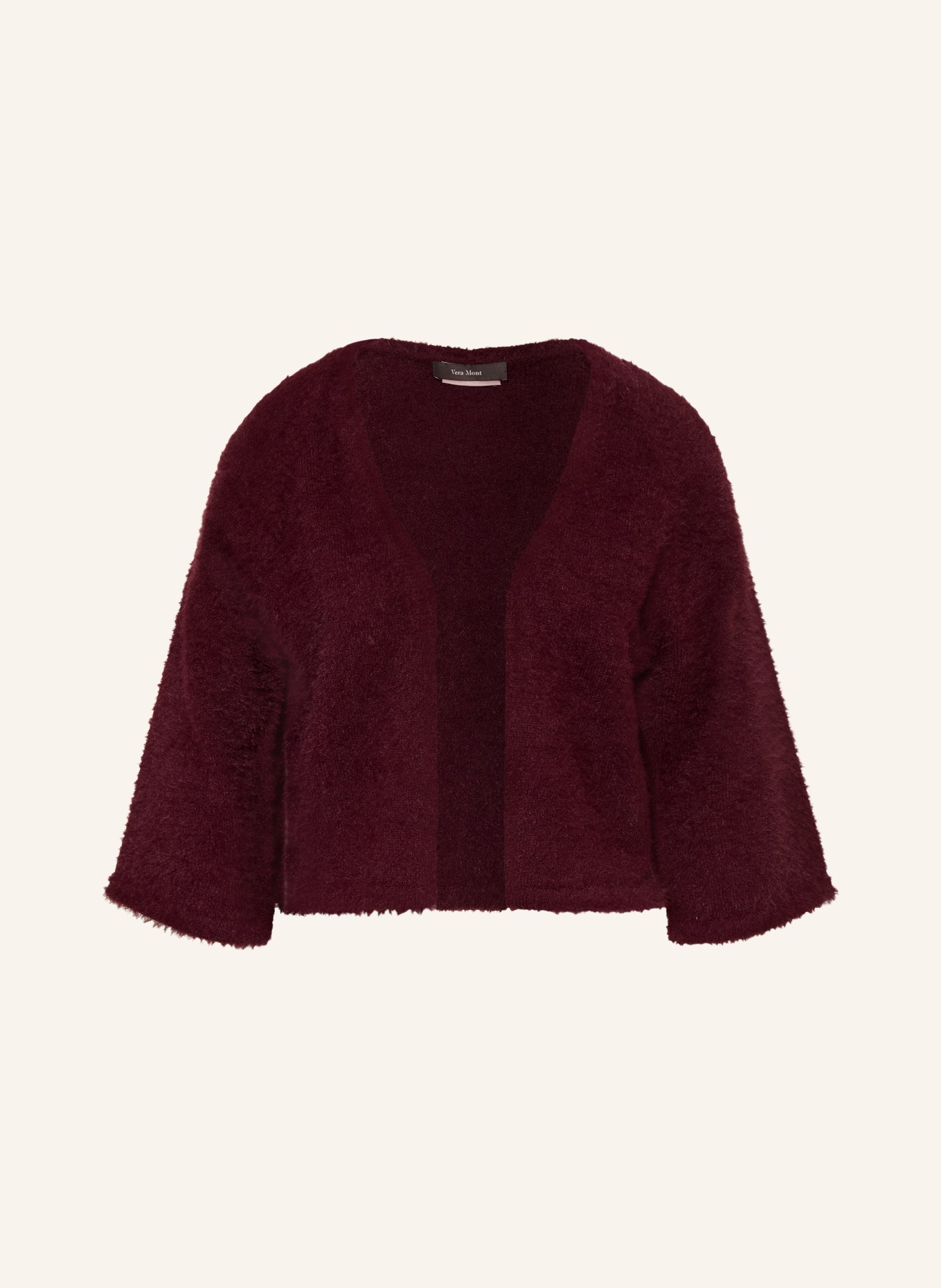 Vera Mont Bolero mit 3/4-Arm: DUNKELROT