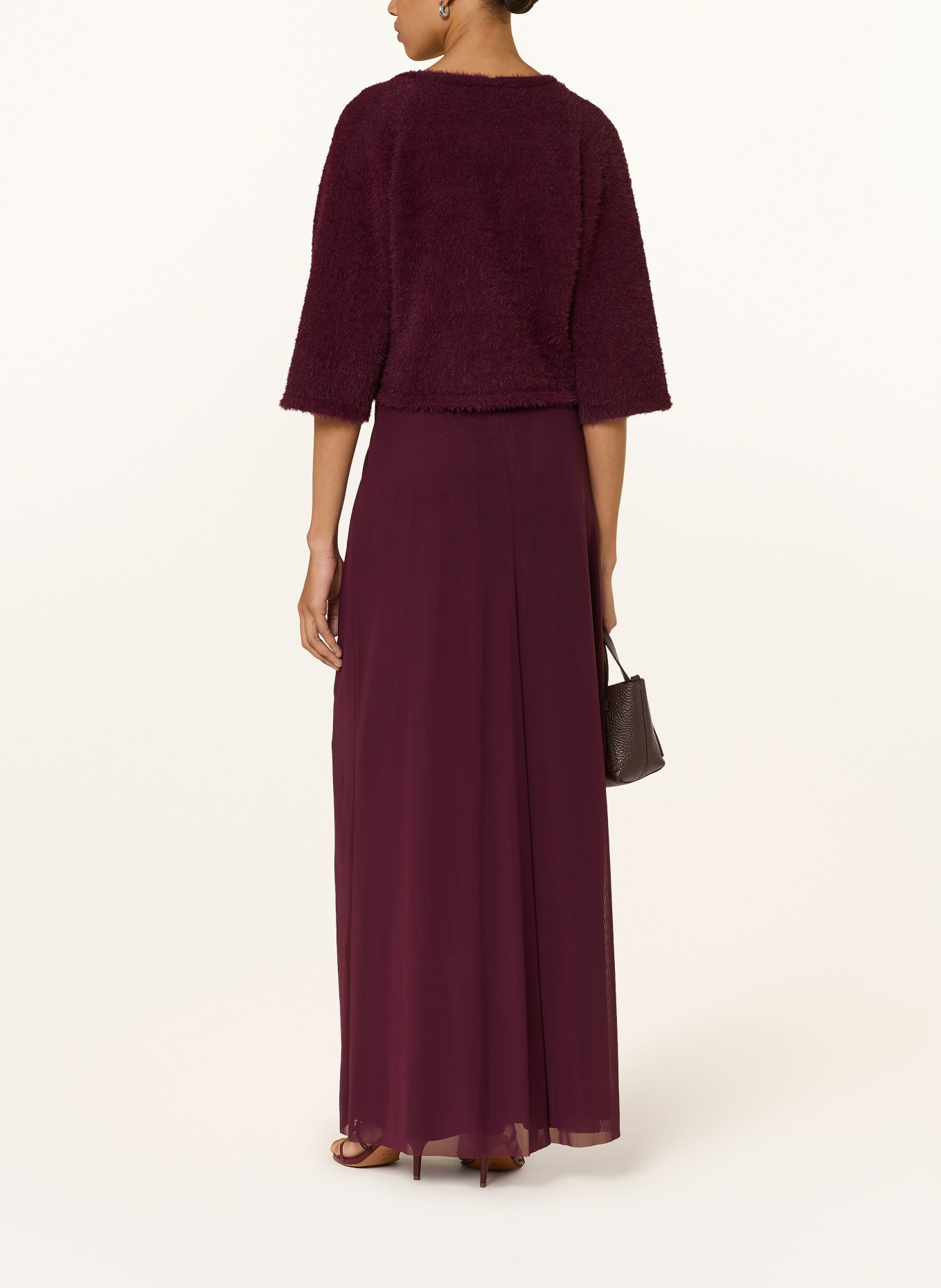 Vera Mont Bolero mit 3/4-Arm: DUNKELROT