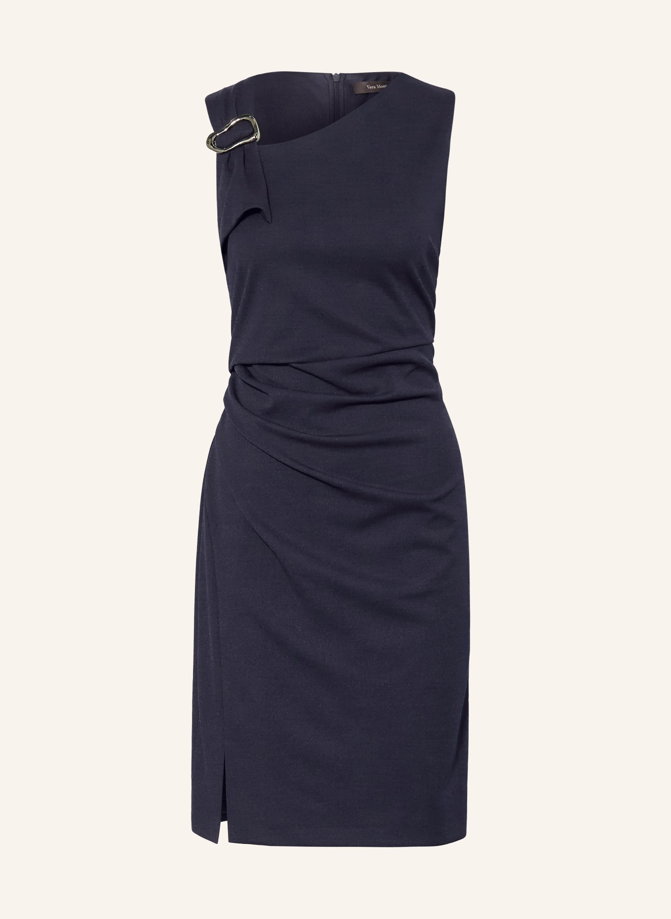 Vera Mont Cocktailkleid aus Jersey: DUNKELBLAU / PLATIN