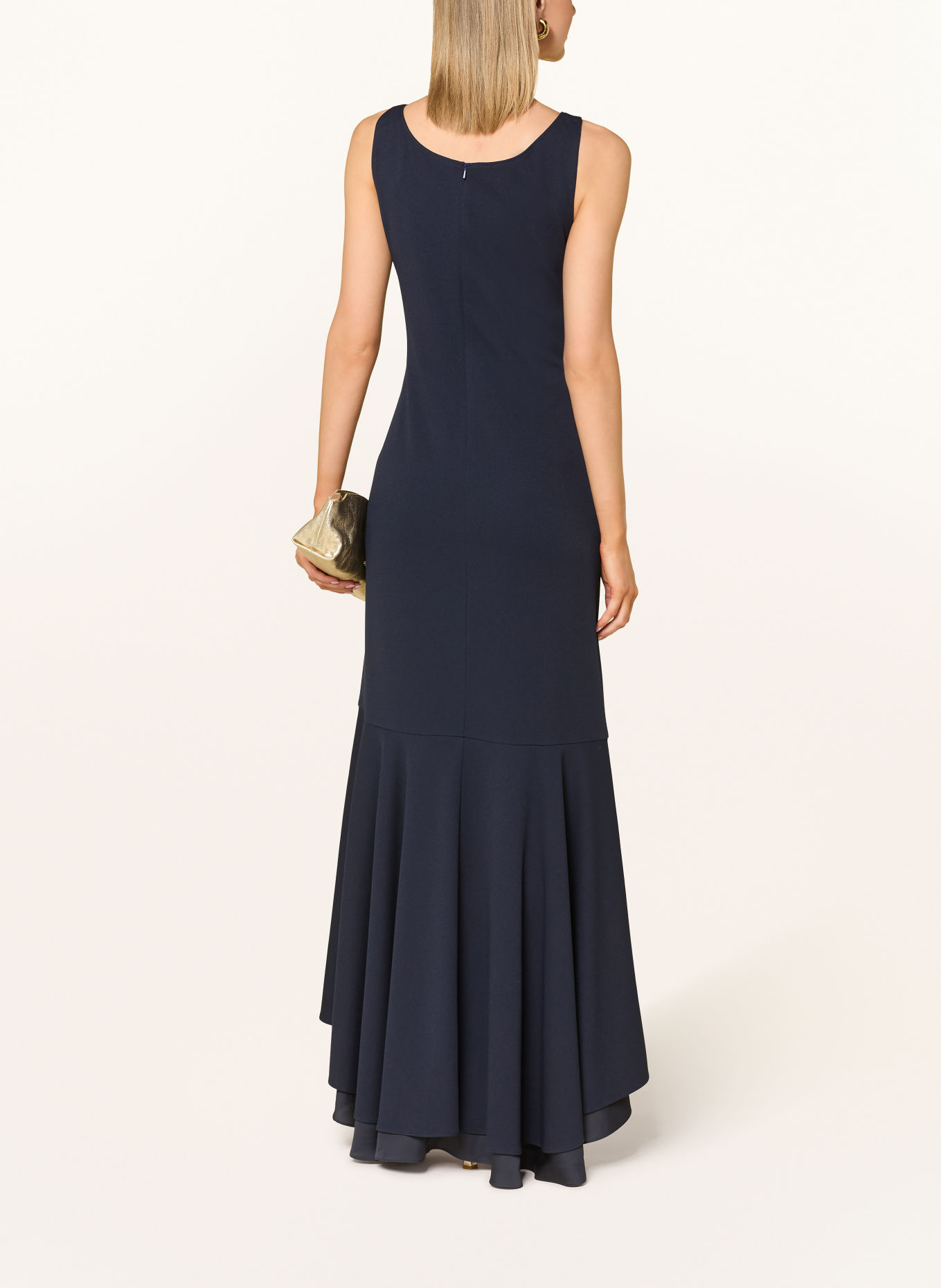 Vera Mont Abendkleid mit Volants: DUNKELBLAU