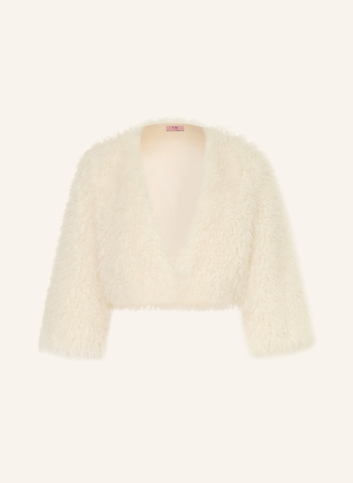 VM Vera Mont Kunstfell-Bolero mit 3/4-Arm: CREME