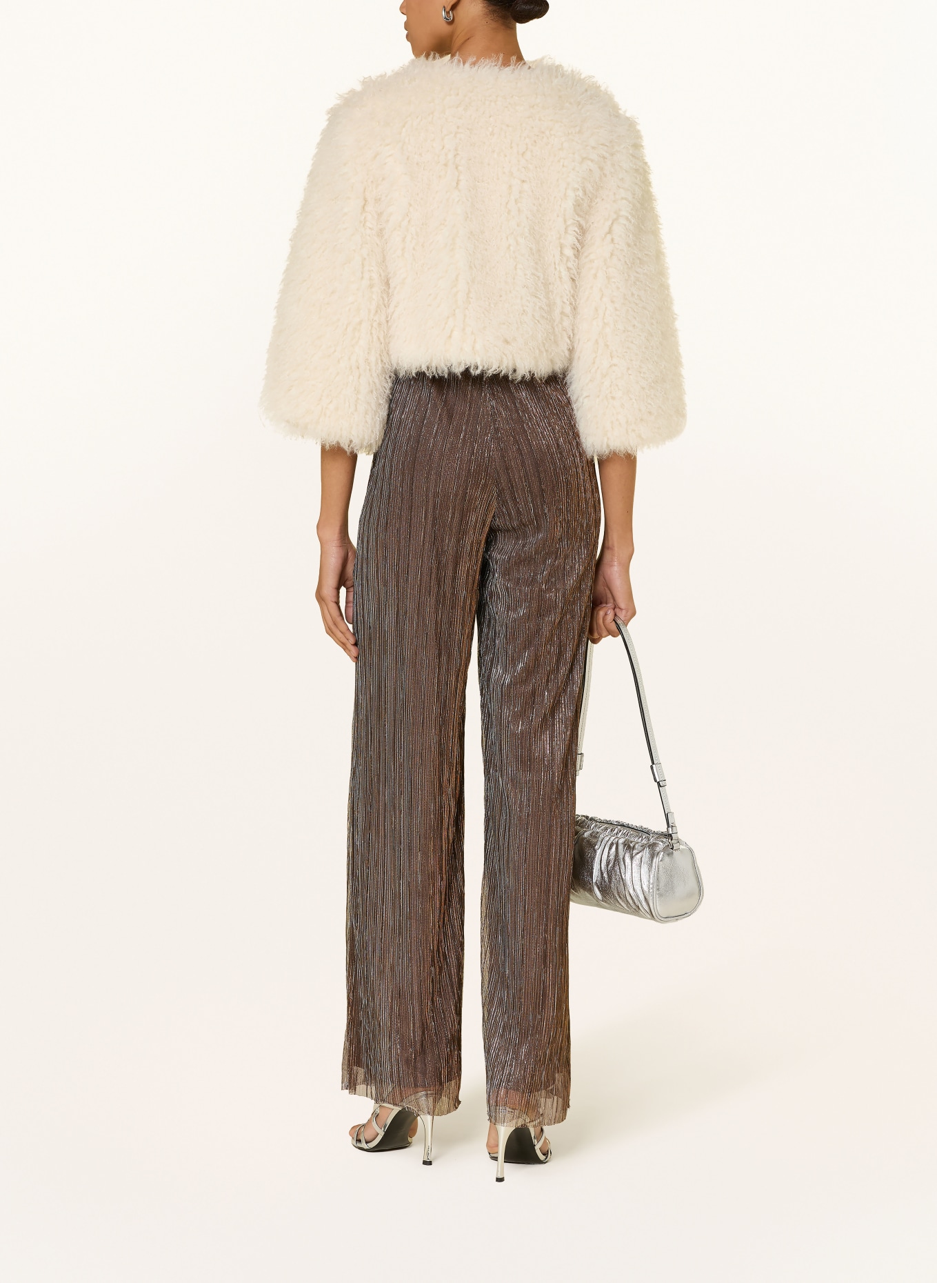 VM Vera Mont Kunstfell-Bolero mit 3/4-Arm: CREME