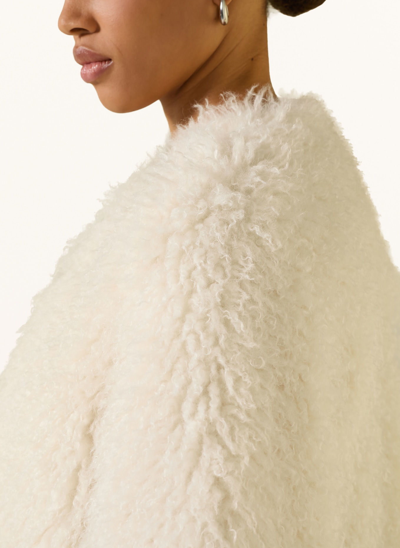 VM Vera Mont Kunstfell-Bolero mit 3/4-Arm: CREME