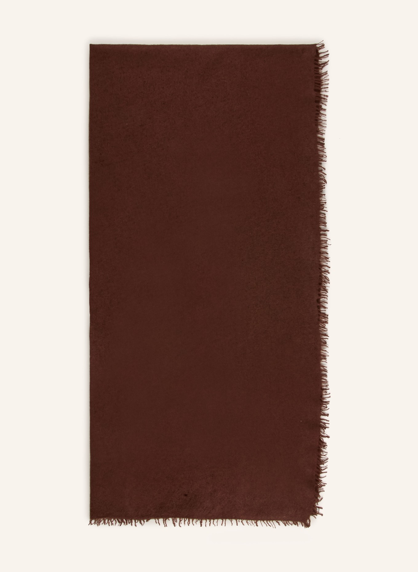 Mouleta Écharpe en cachemire: MARRON FONCÉ