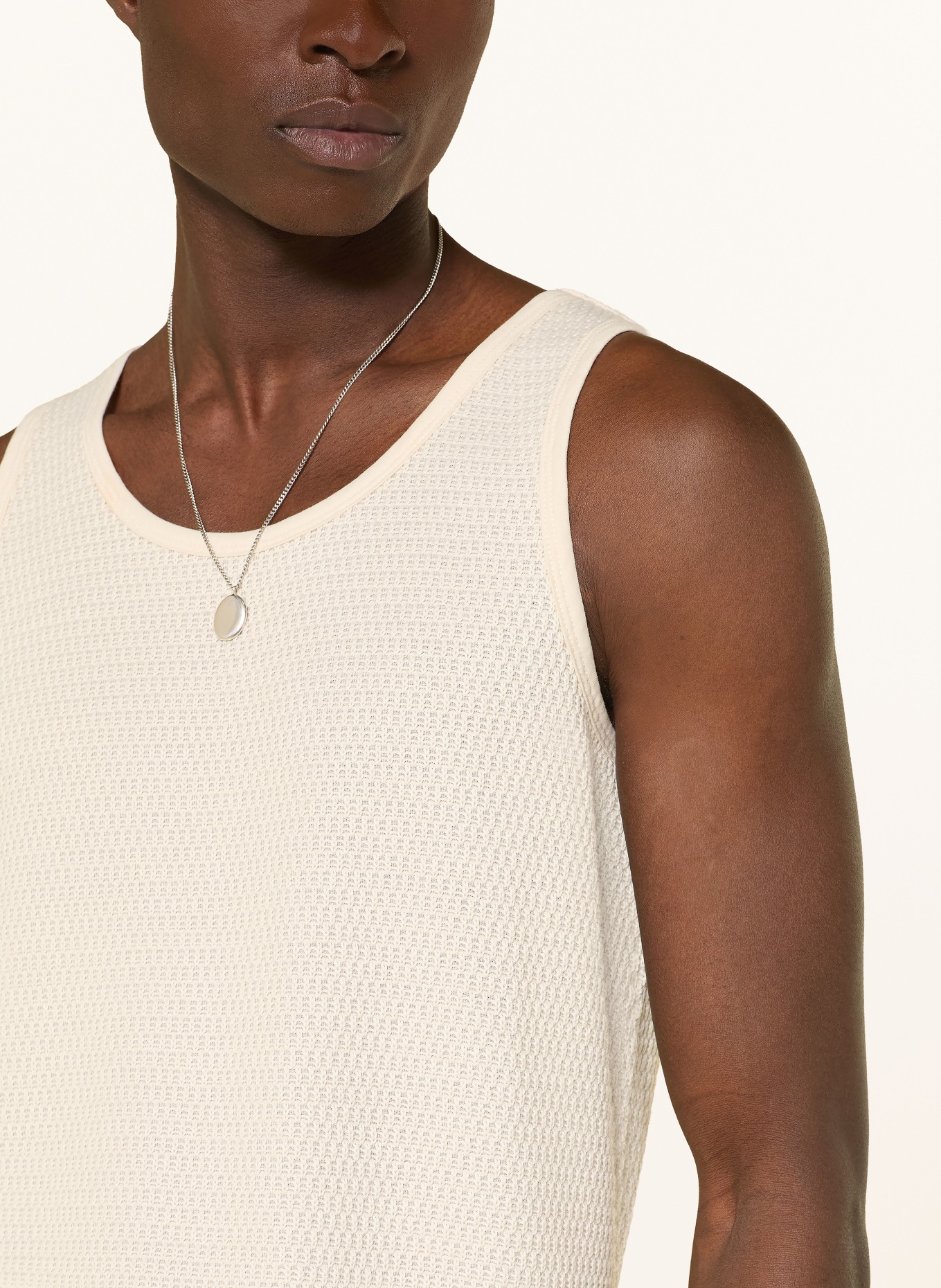 WOODBIRD Stricktop: ECRU