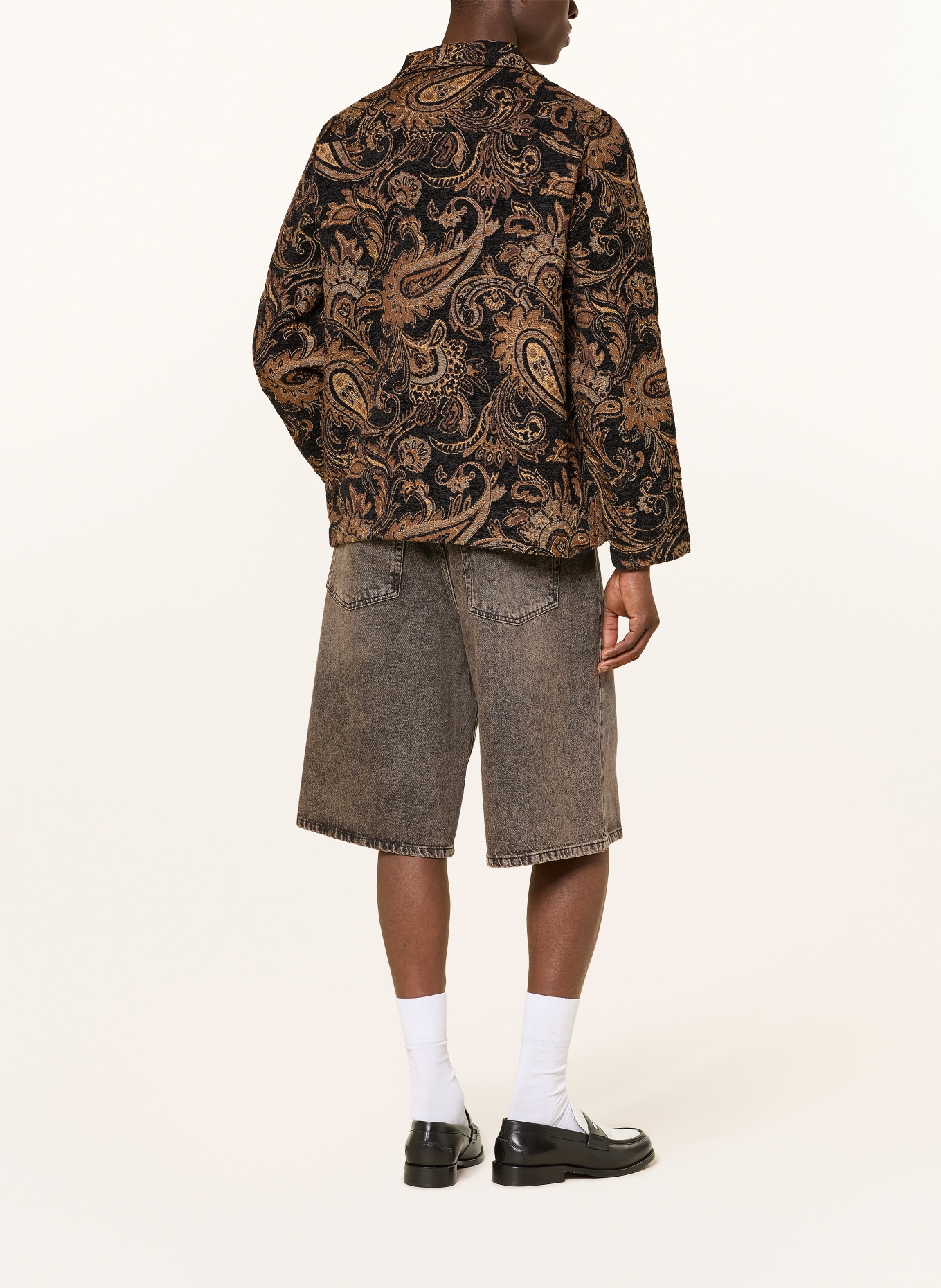 WOODBIRD Jeansshorts: Washed Brown