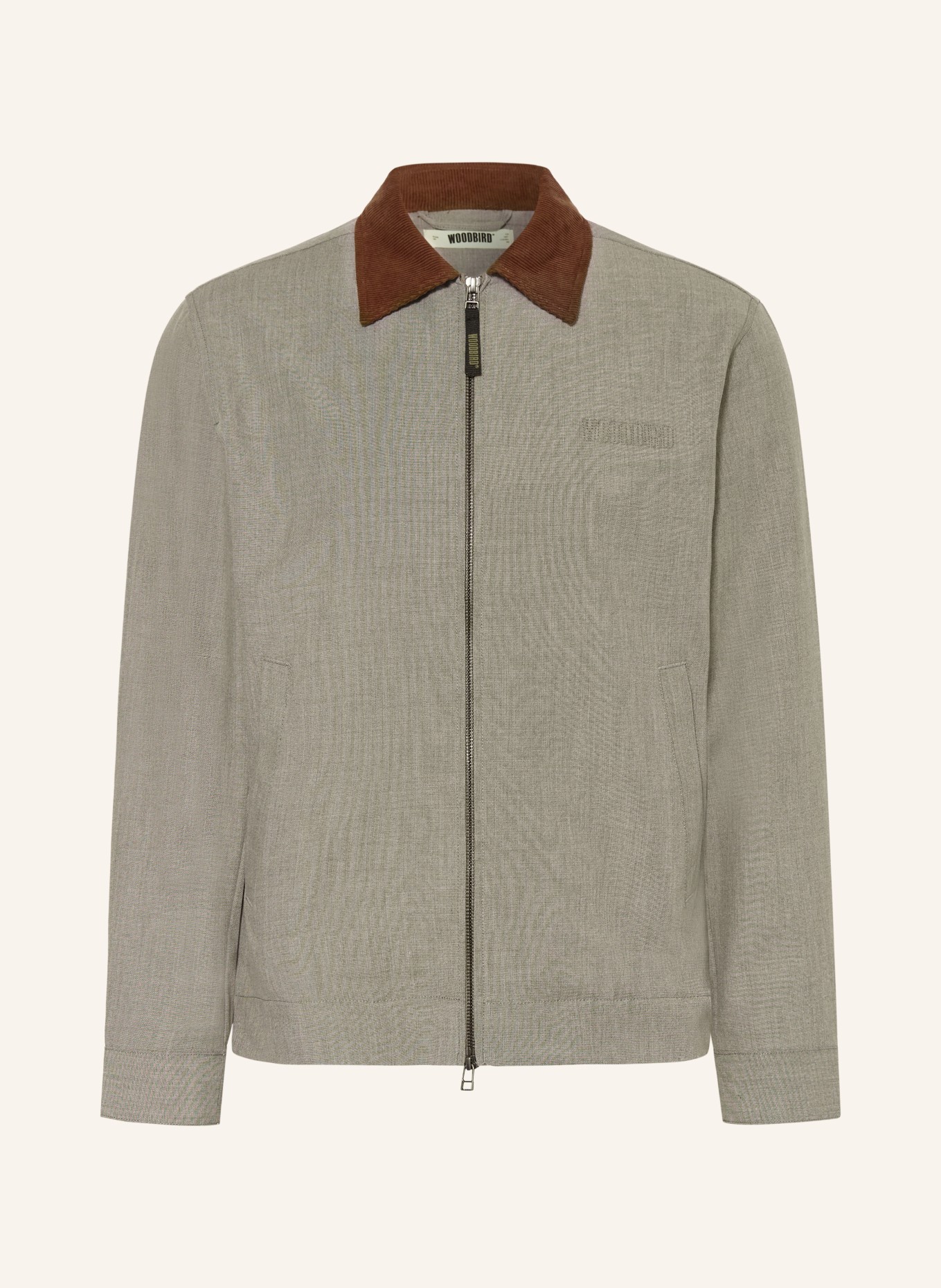 WOODBIRD Overjacket: HELLBRAUN