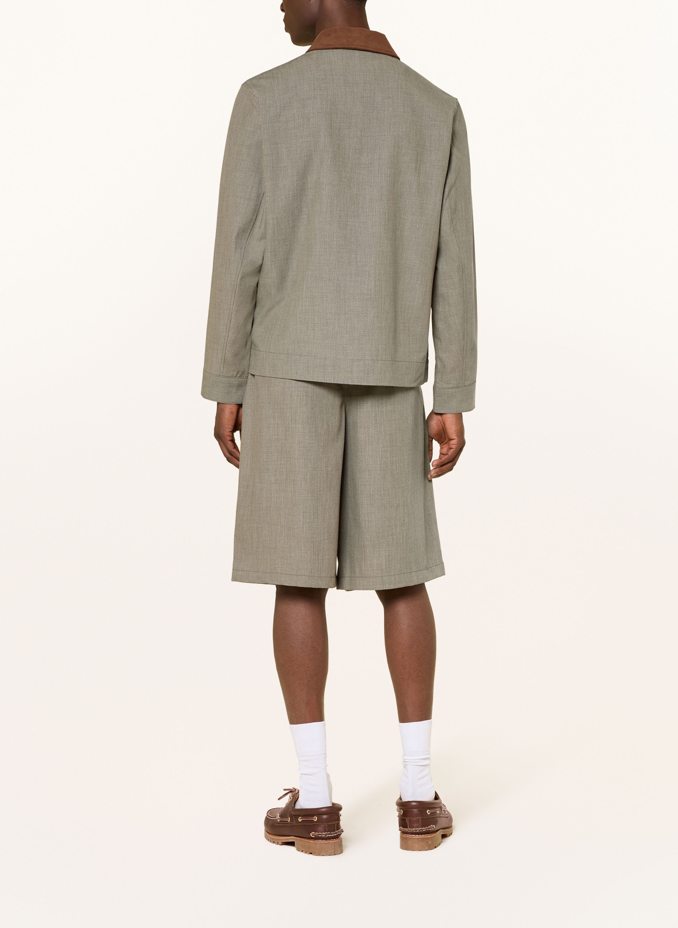 WOODBIRD Overjacket: HELLBRAUN