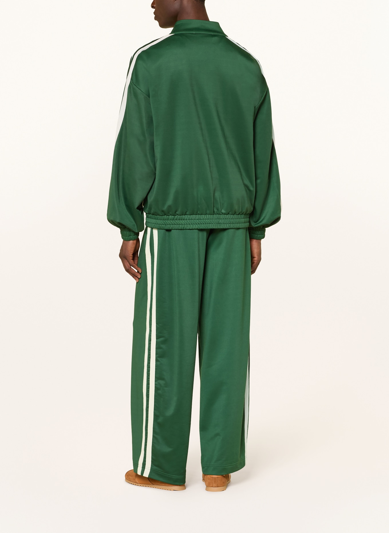 WOODBIRD Sweatjacke WBCHANG: GRÜN / WEISS