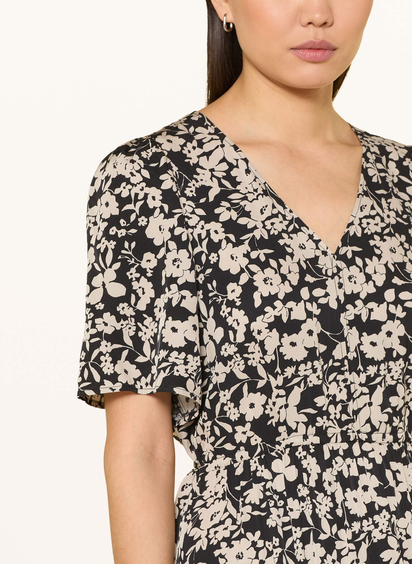 Marc O'Polo Kleid: SCHWARZ / BEIGE