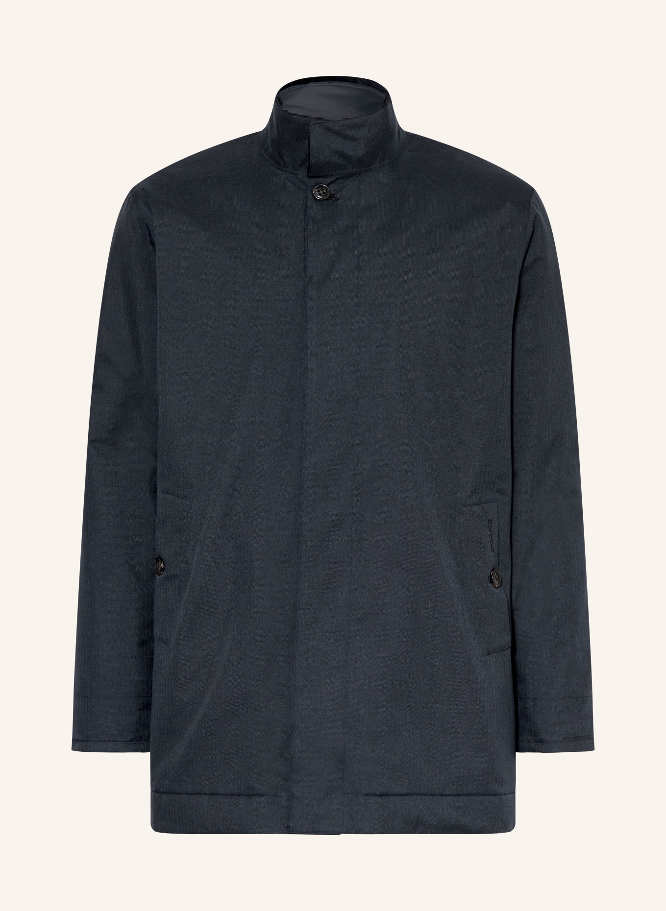 Barbour NORTHDALE jacket with trim: DARK BLUE