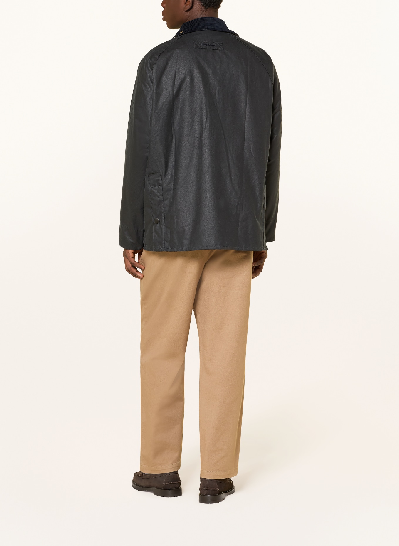 Barbour Fieldjacket ICONS BEADALE: DONKERBLAUW