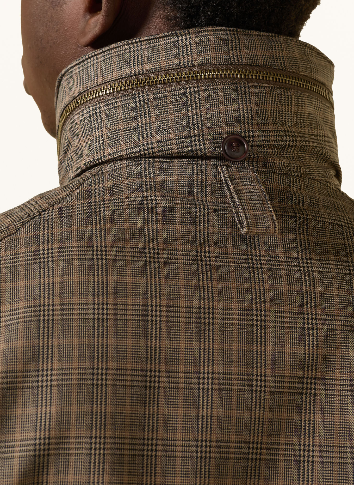Barbour Fieldjacket URSULA: LICHTBRUIN / BRUIN / ZWART