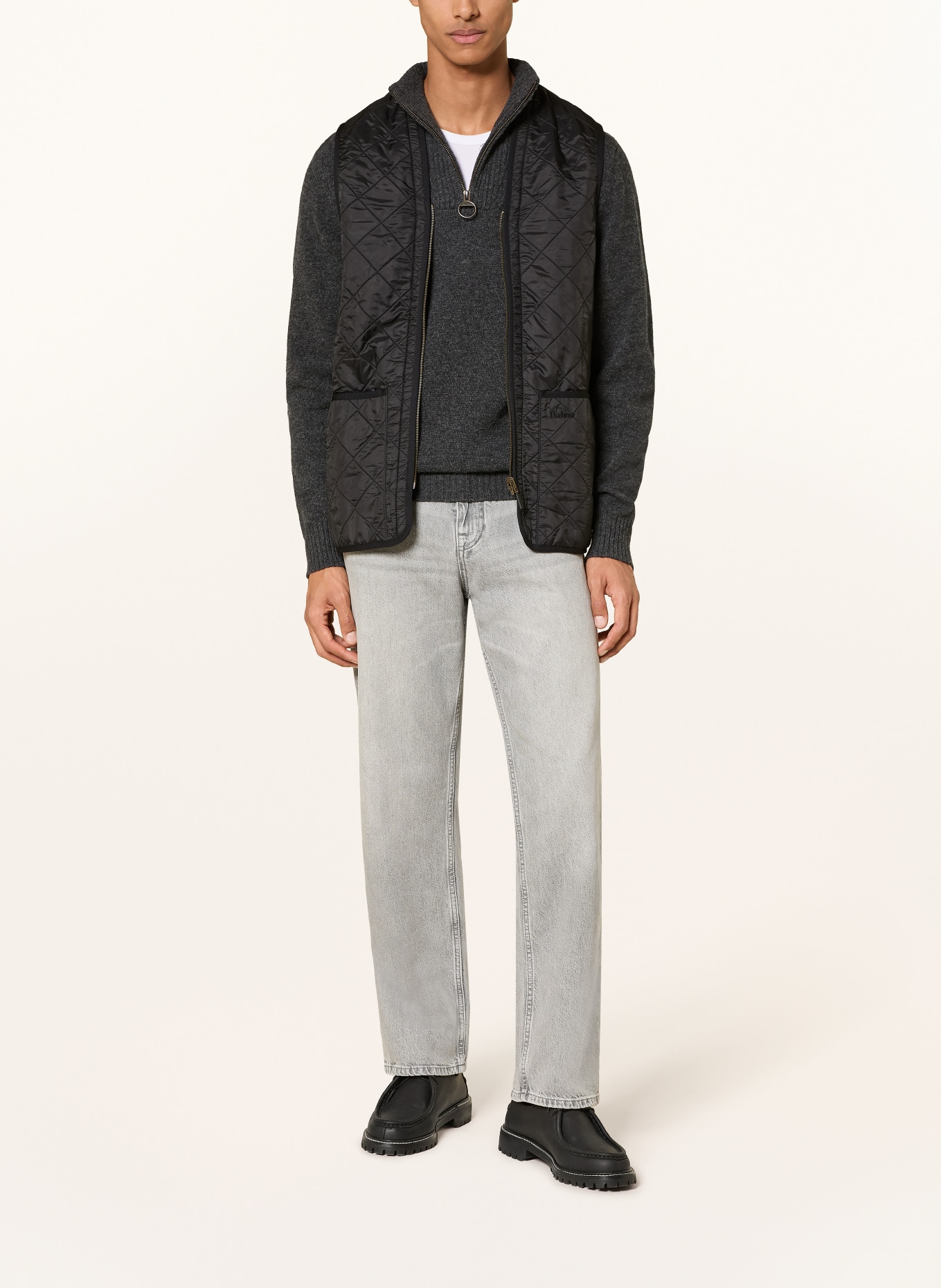 Barbour Quilted vest: BLACK
