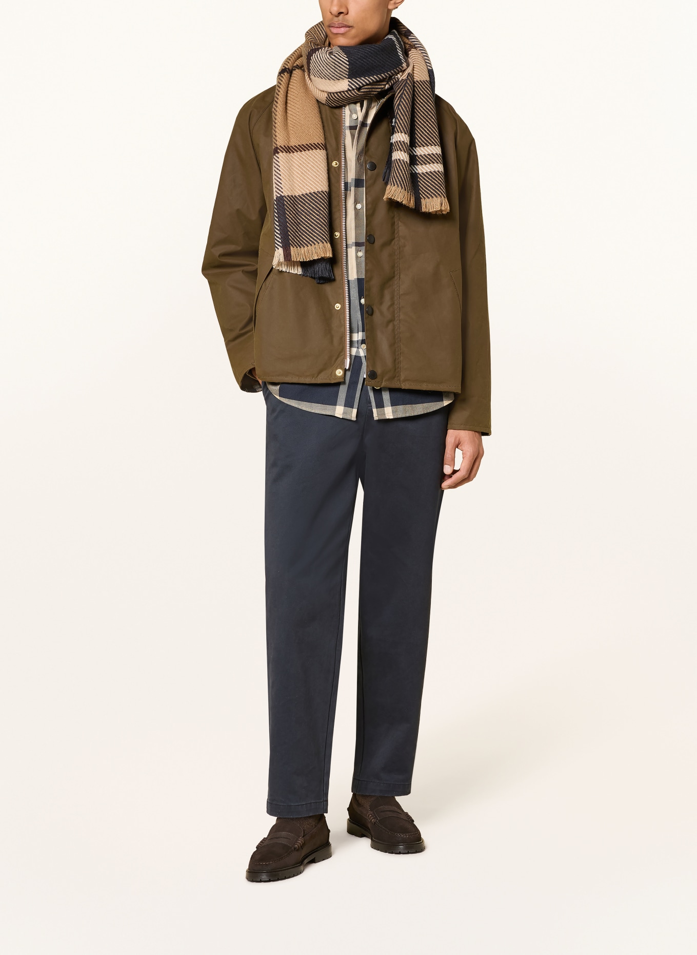 Barbour Fieldjacket ICONS TRANSPORT: BRUIN / MARRON FONCÉ