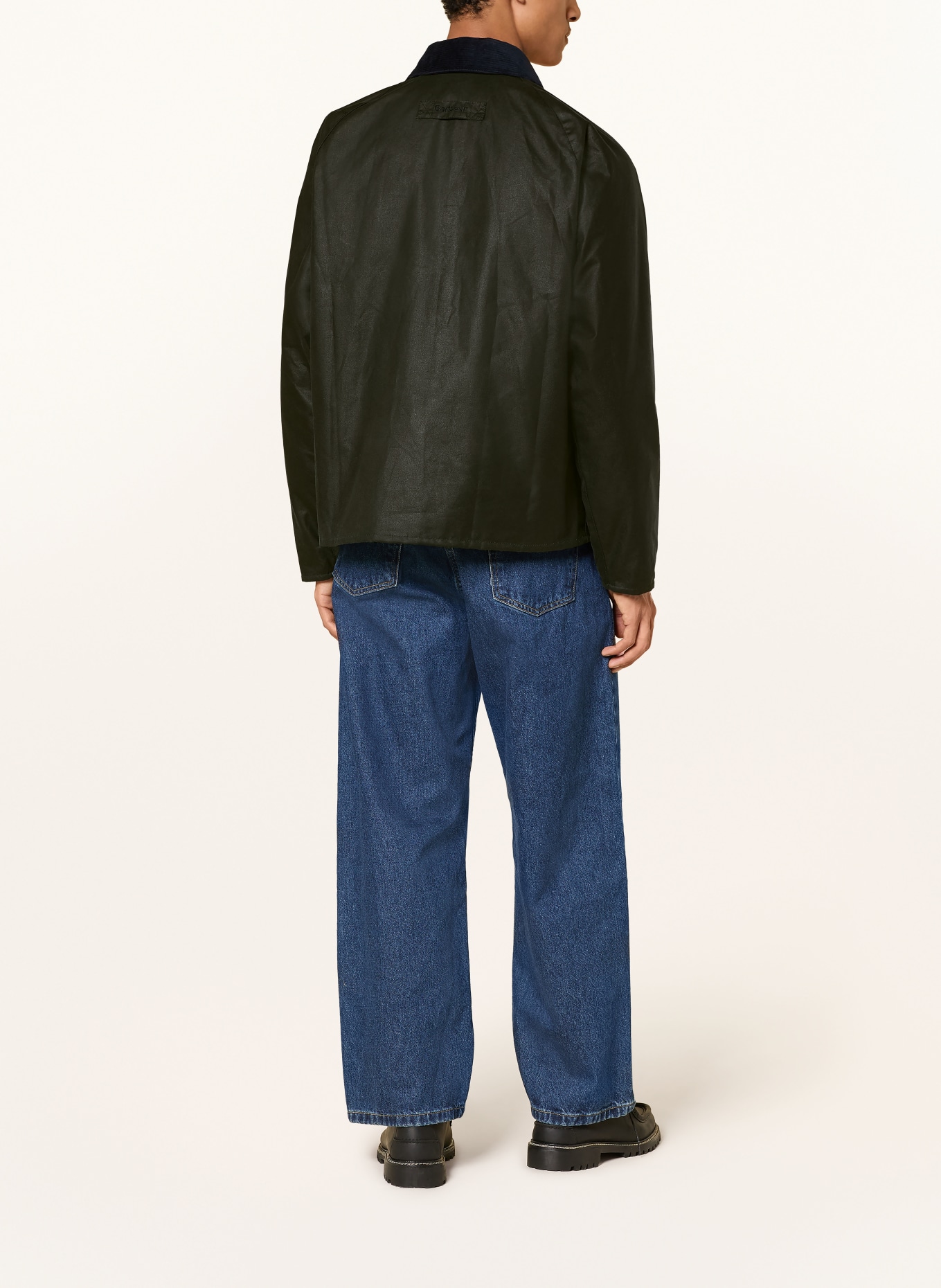 Barbour Fieldjacket ICONS TRANSPORT: DONKERGRIJS