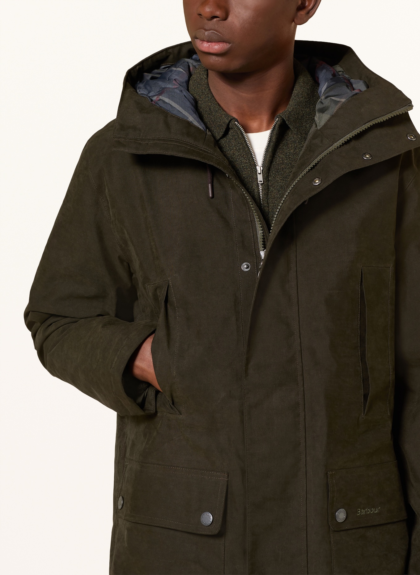 Barbour Fieldjacket: KHAKI