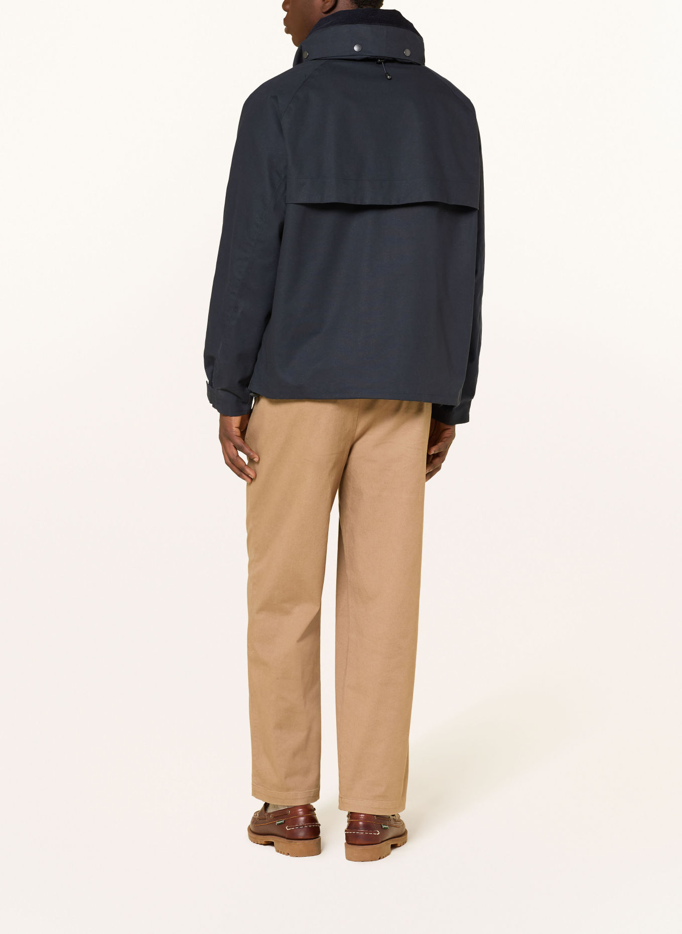 Barbour Fieldjacket URSULA: DONKERBLAUW