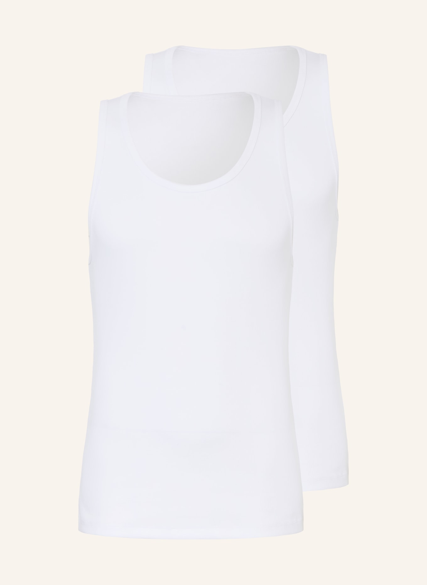 ARKET Lot de 2 maillots de corps: BLANC