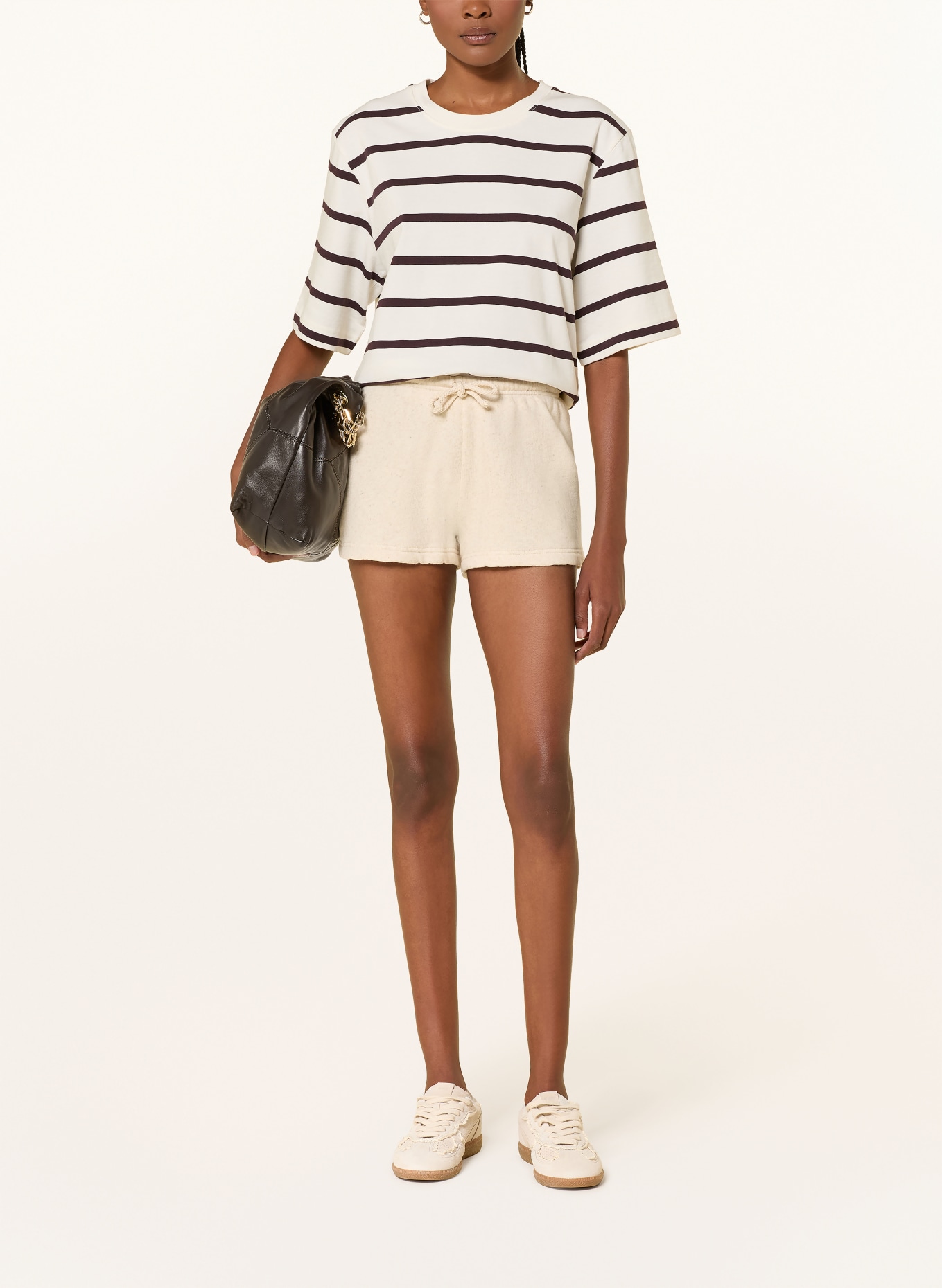 American Vintage Sweatshorts ITONAY: CREME