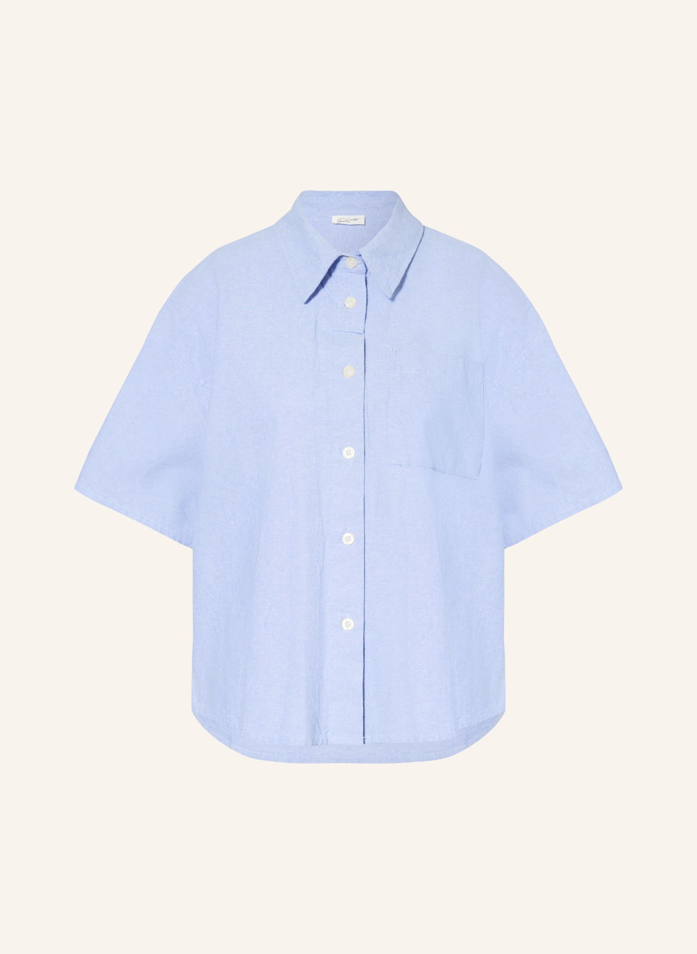 American Vintage Košile FEOLY: TMAVĚ MODRÁ