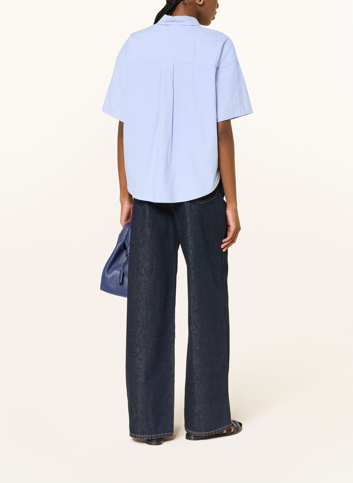 American Vintage Košile FEOLY: TMAVĚ MODRÁ