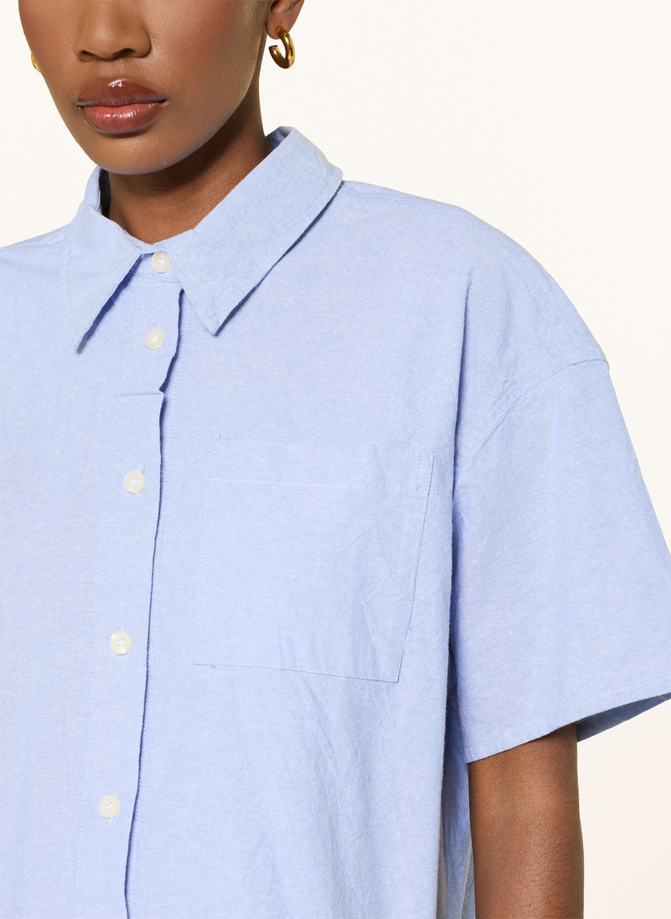 American Vintage Košile FEOLY: TMAVĚ MODRÁ