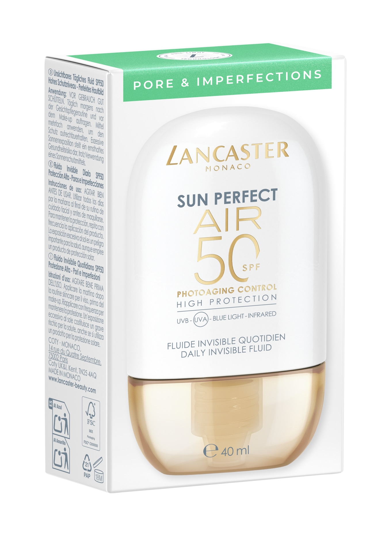 LANCASTER SUN PERFECT AIR SPF 50