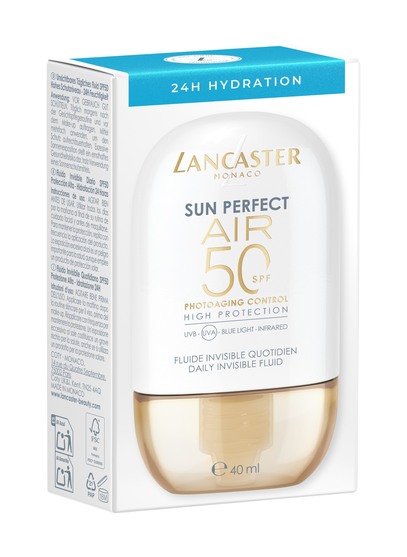 LANCASTER SUN PERFECT AIR SPF 50