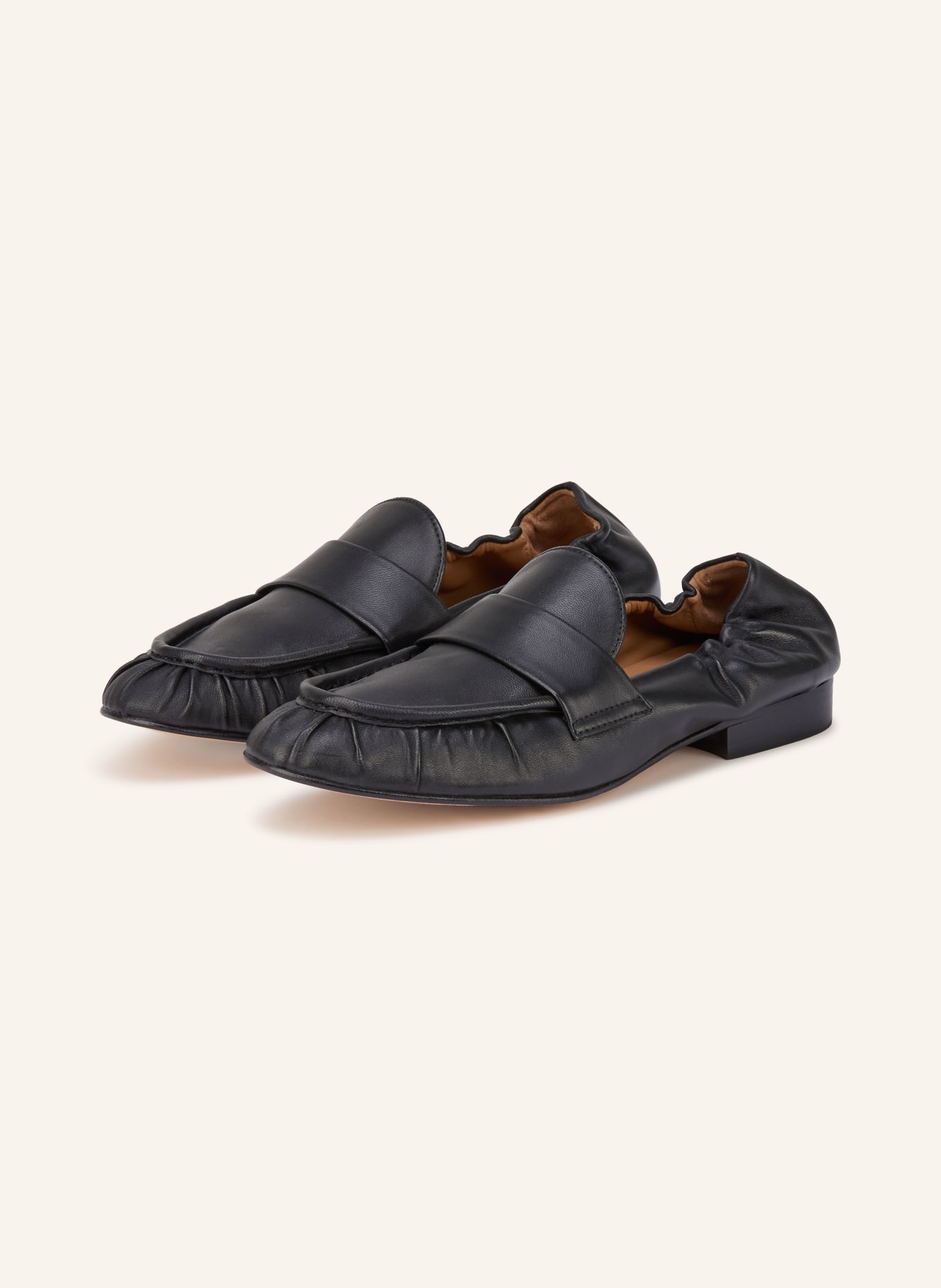 Flattered SAMOA Loafers: BLACK