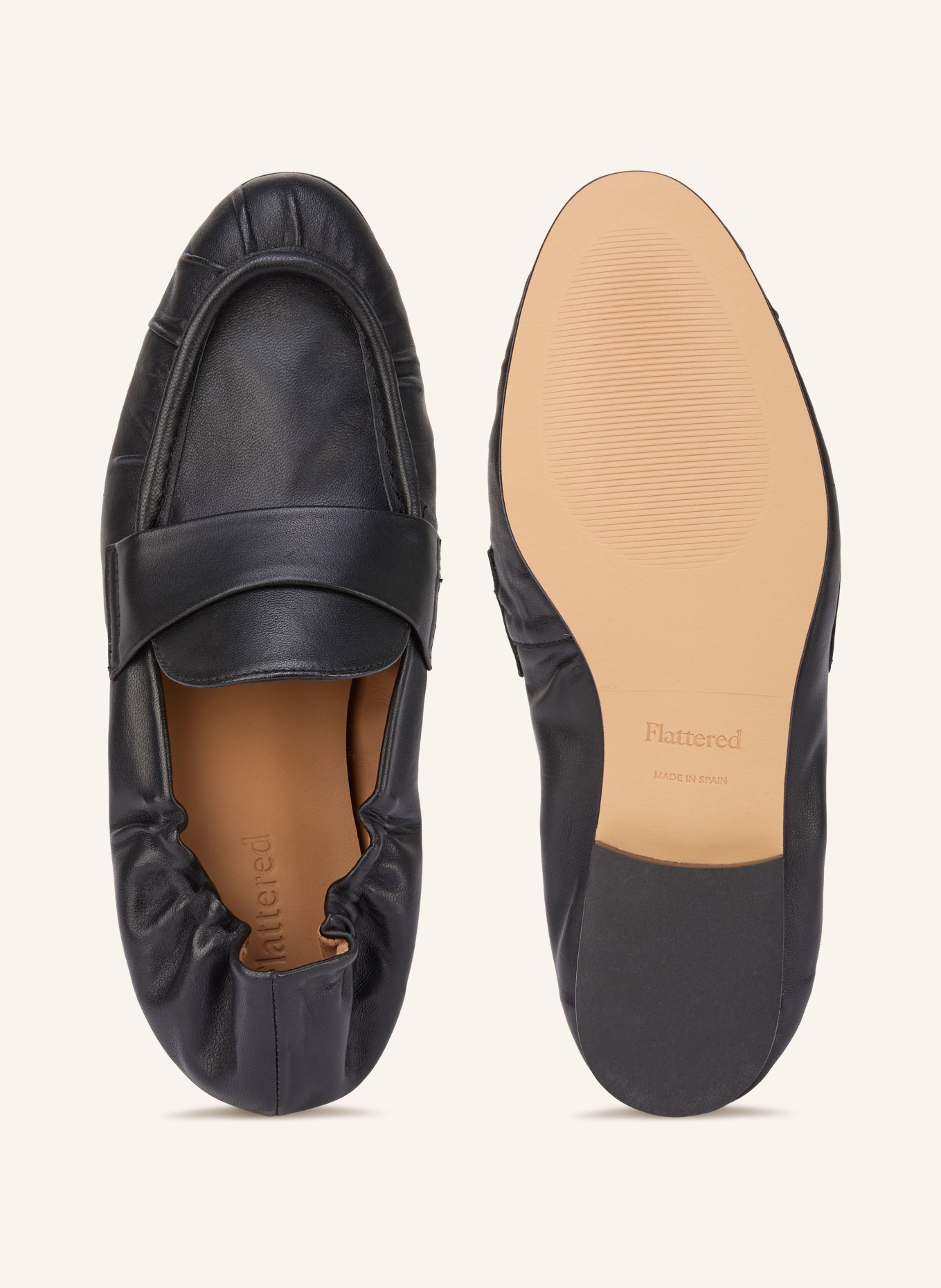 Flattered SAMOA Loafers: BLACK