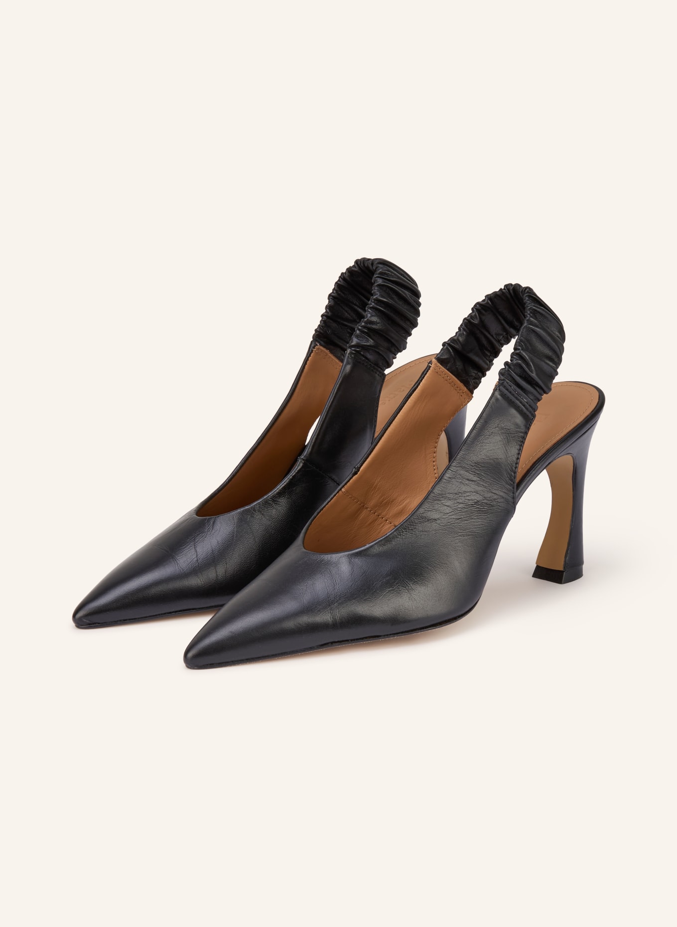 Flattered LILIAN Slingback Pumps: BLACK