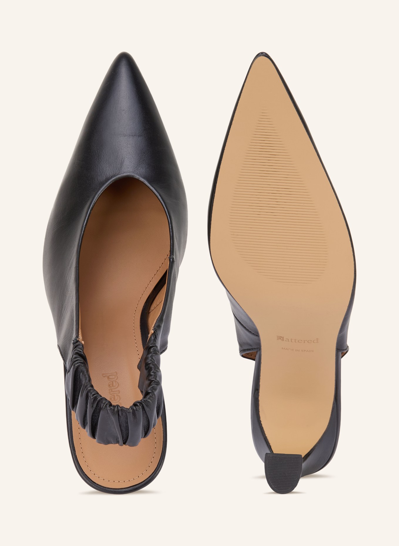 Flattered LILIAN Slingback Pumps: BLACK
