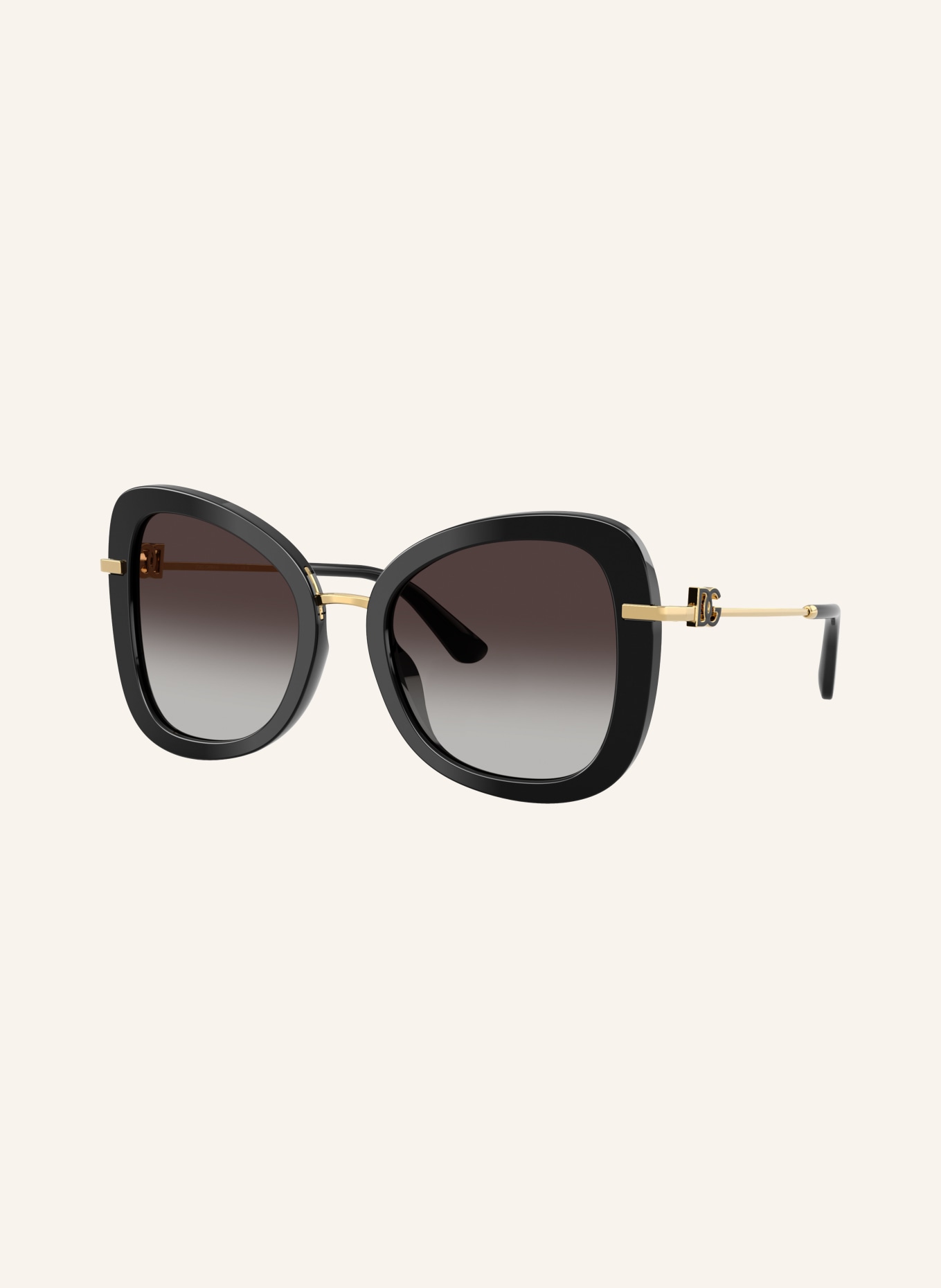 DOLCE & GABBANA Sonnenbrille DG4535: SCHWARZ/ GRAU VERLAUF